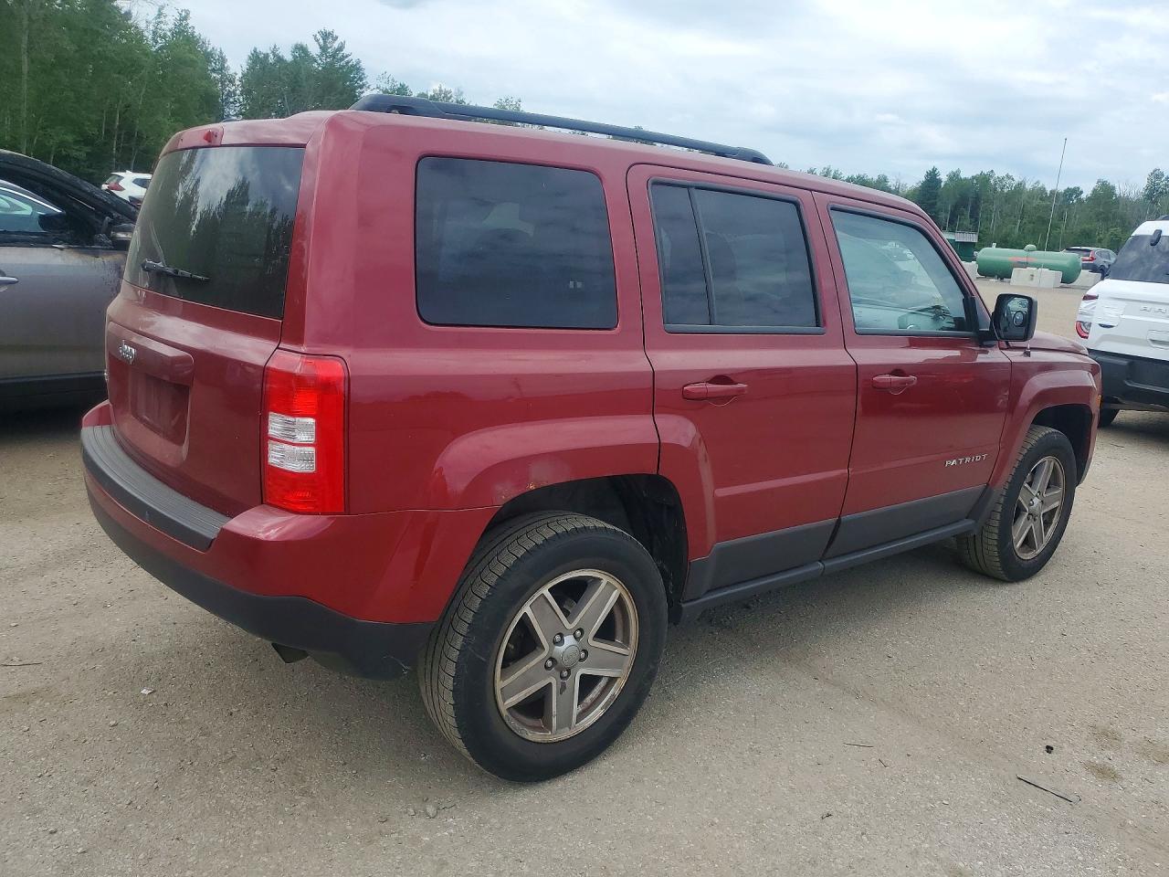 2013 Jeep Patriot Sport Red vin: 1C4NJRBB4DD203364