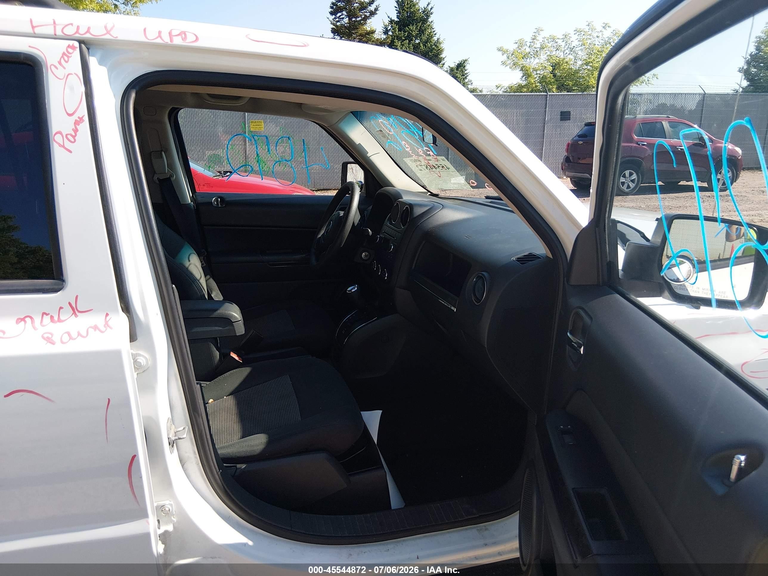 2013 Jeep Patriot Sport White vin: 1C4NJRBB4DD271406