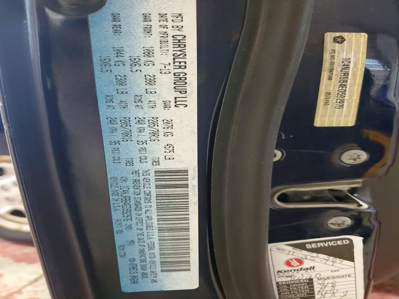 2014 Jeep Patriot Sport Blue vin: 1C4NJRBB4ED592976