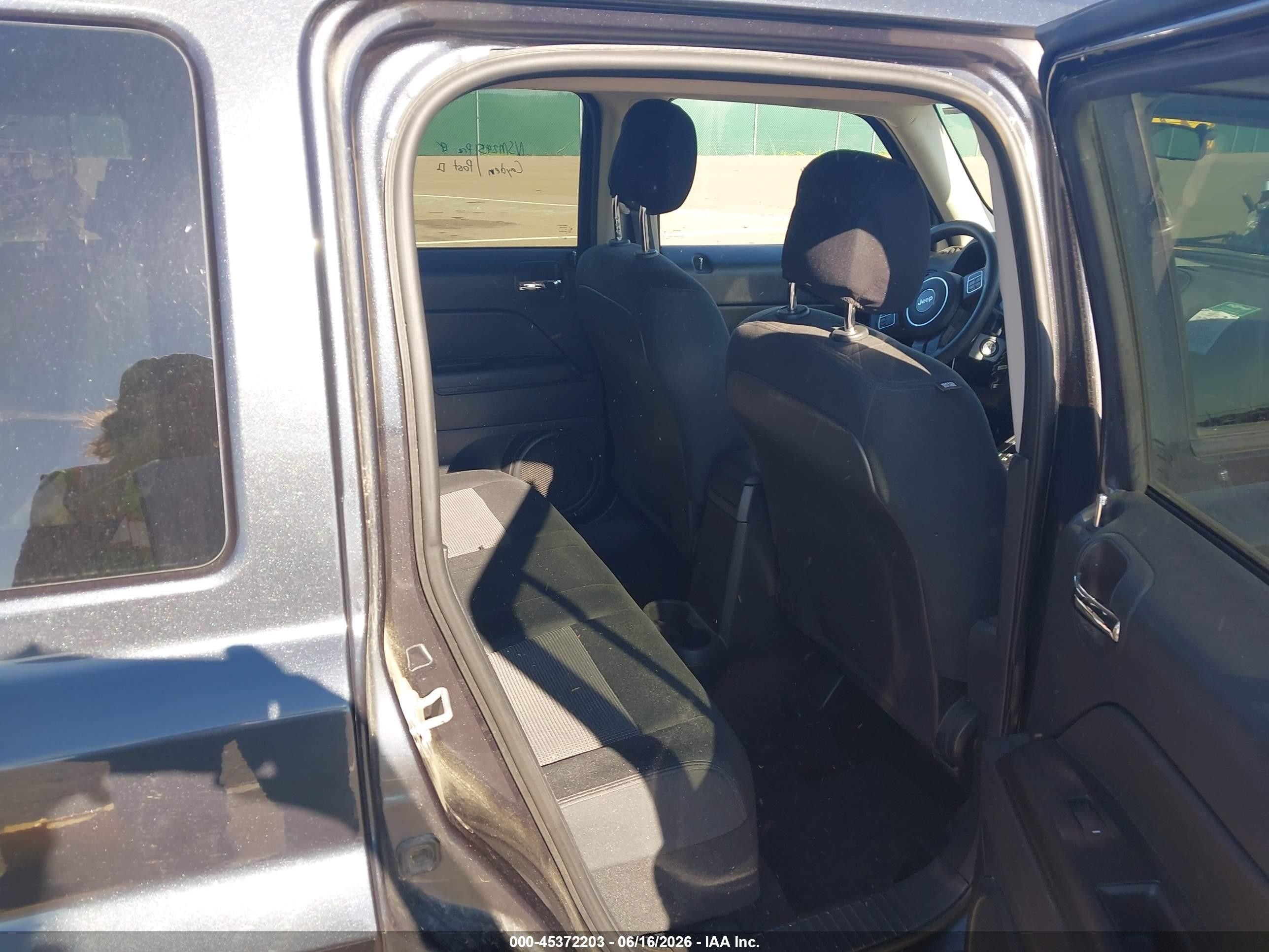 2015 Jeep Patriot Sport Black vin: 1C4NJRBB4FD135179