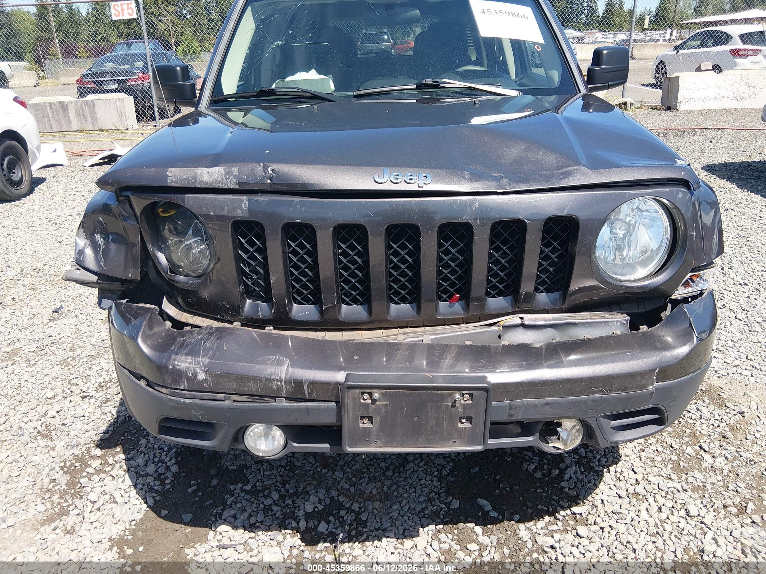 2015 Jeep Patriot Sport Gray vin: 1C4NJRBB4FD188903