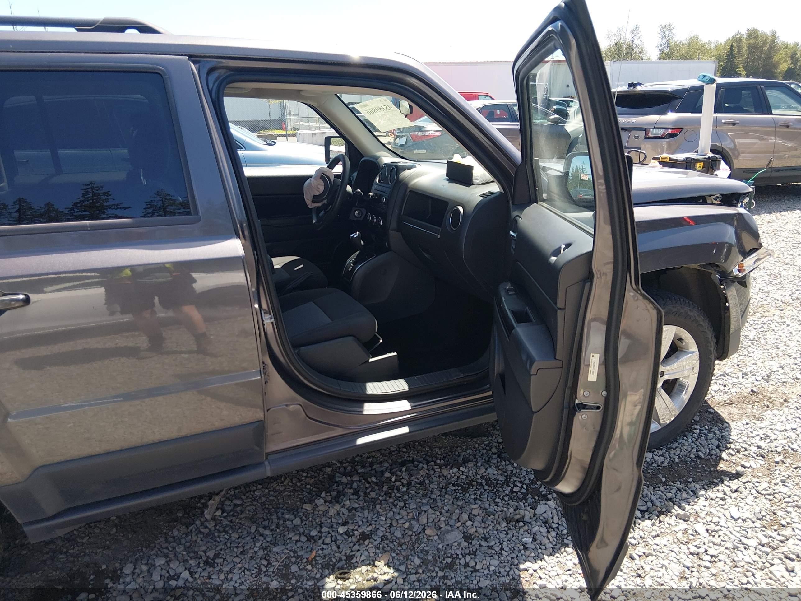 2015 Jeep Patriot Sport Gray vin: 1C4NJRBB4FD188903