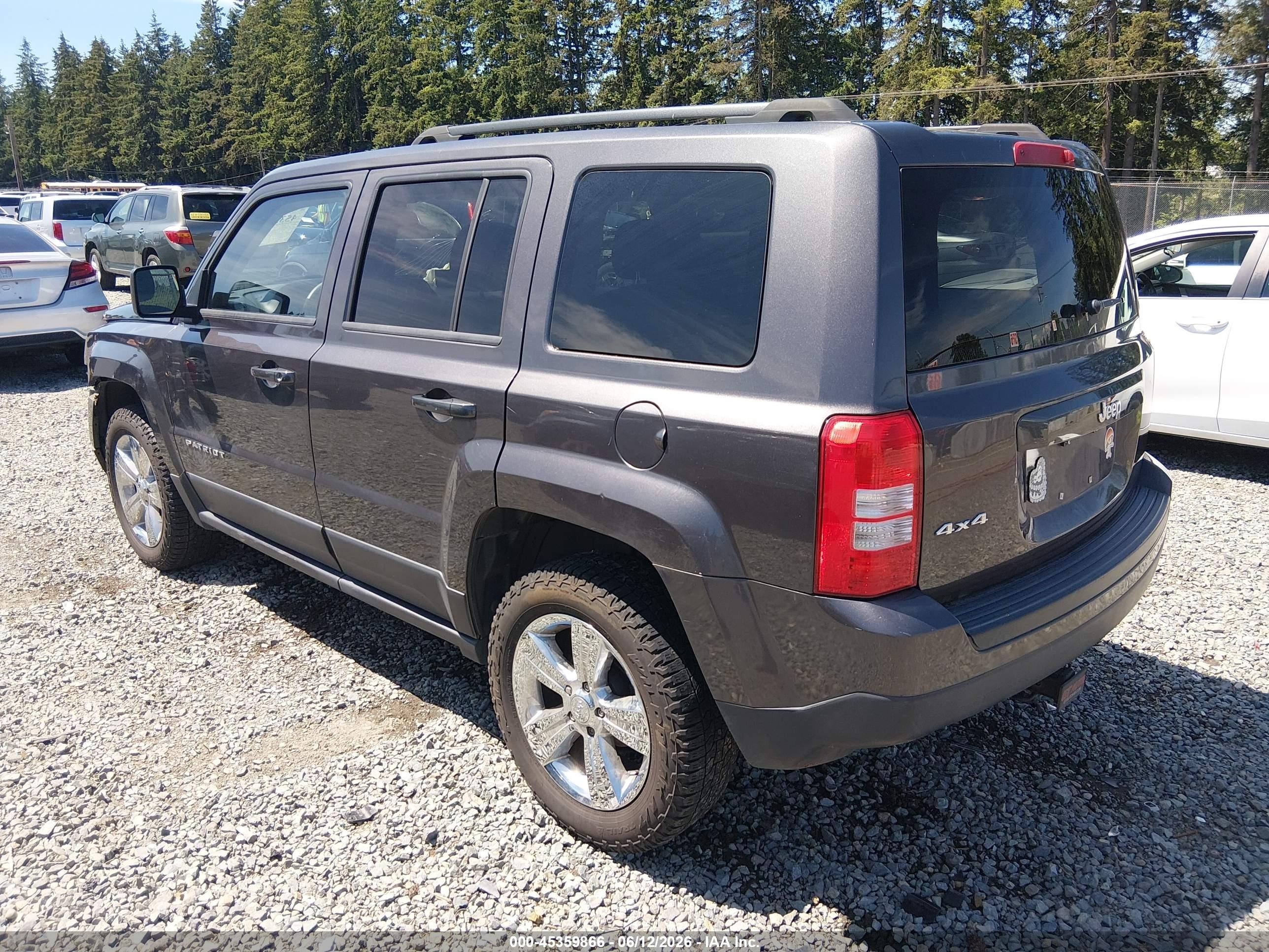 2015 Jeep Patriot Sport Gray vin: 1C4NJRBB4FD188903