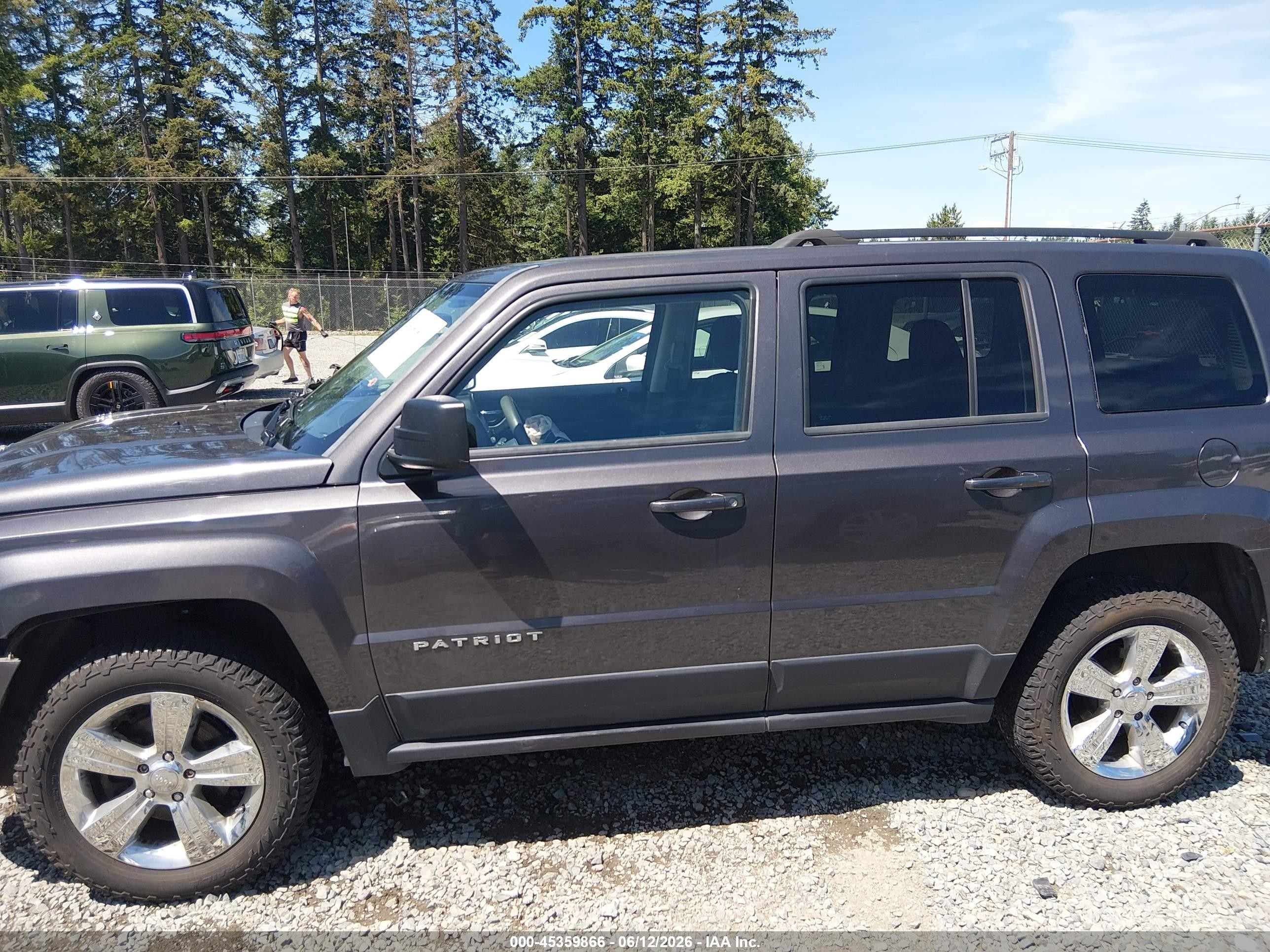 2015 Jeep Patriot Sport Gray vin: 1C4NJRBB4FD188903