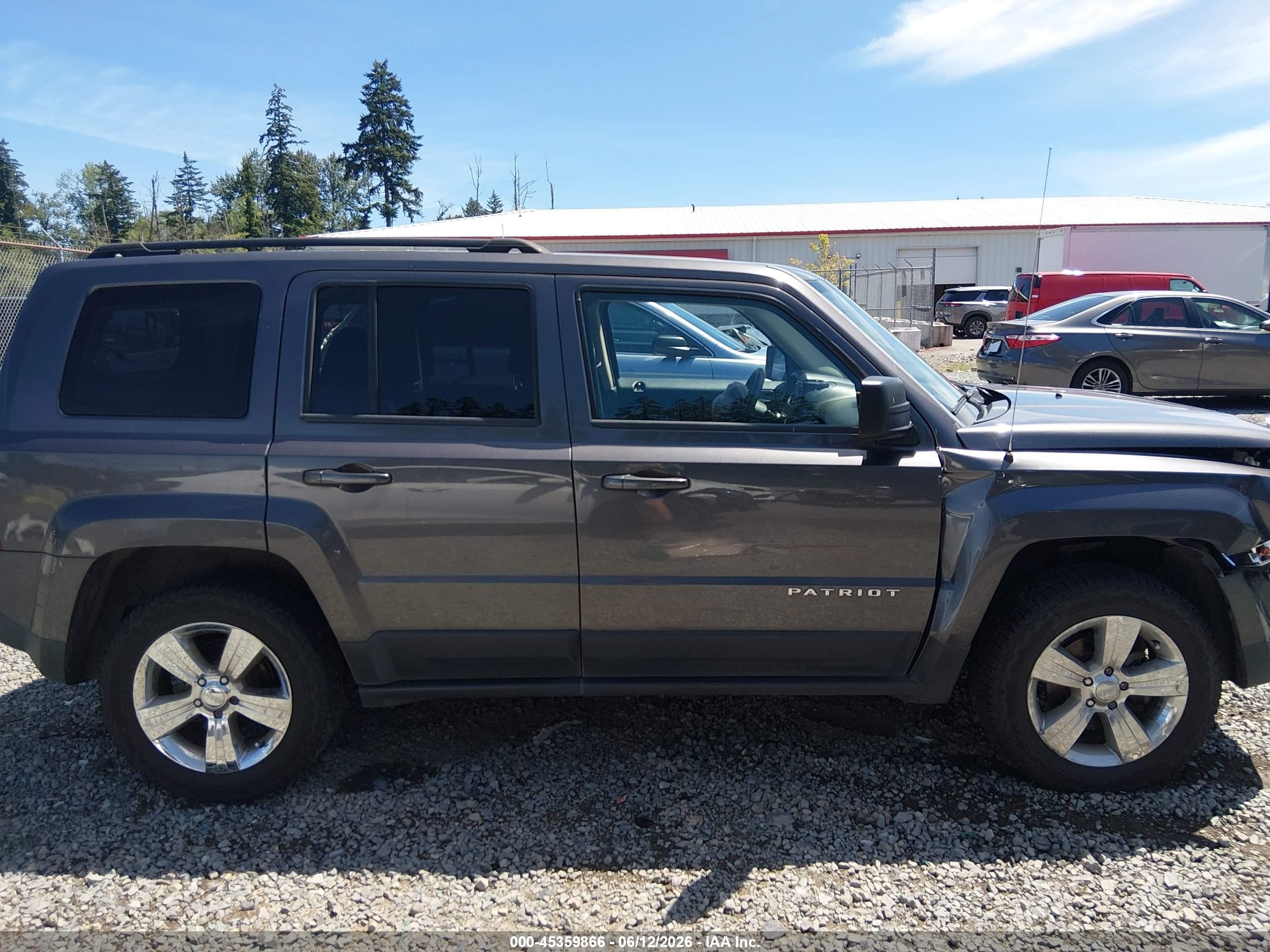 2015 Jeep Patriot Sport Gray vin: 1C4NJRBB4FD188903