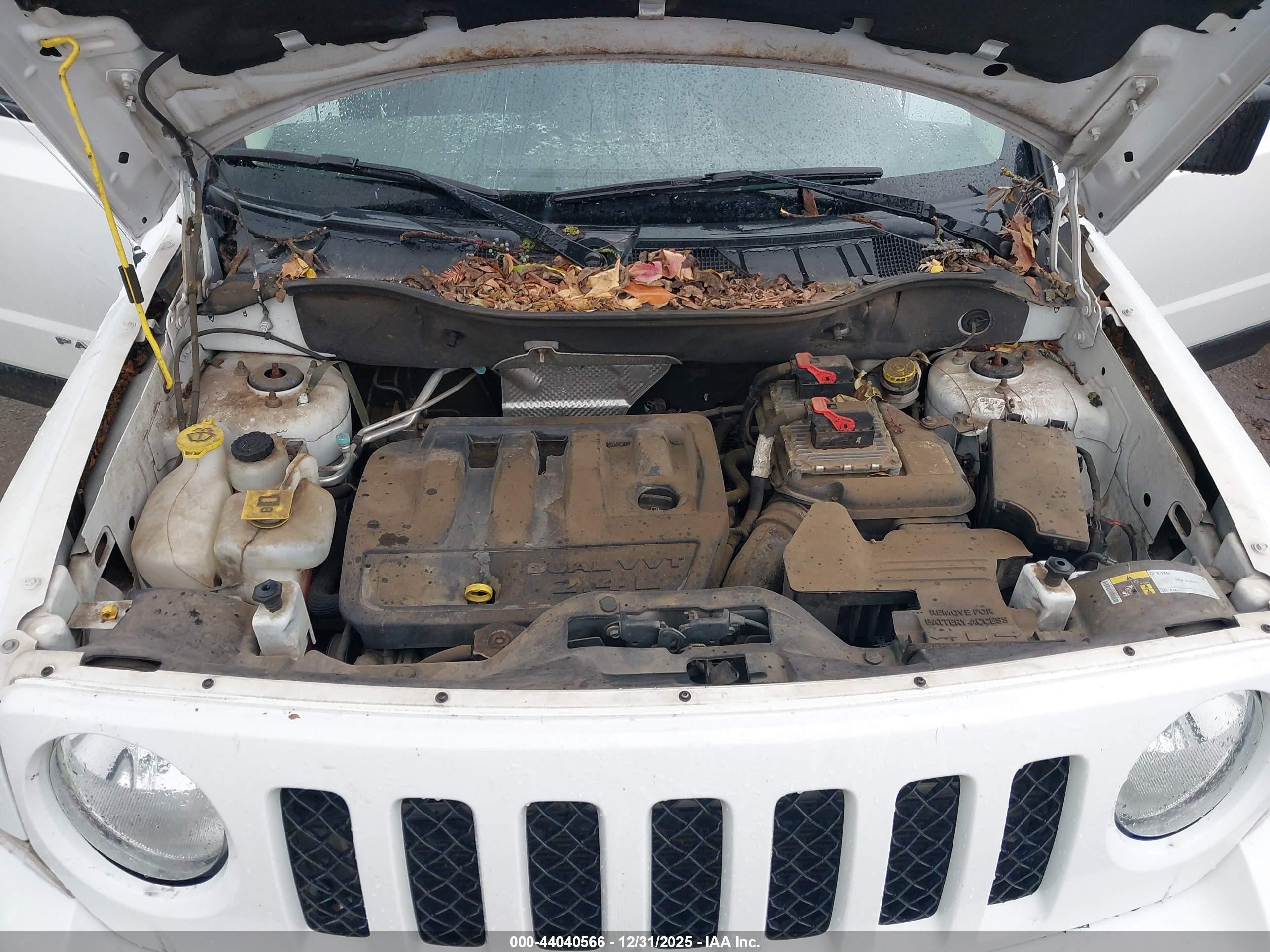 2015 Jeep Patriot Sport White vin: 1C4NJRBB4FD207546