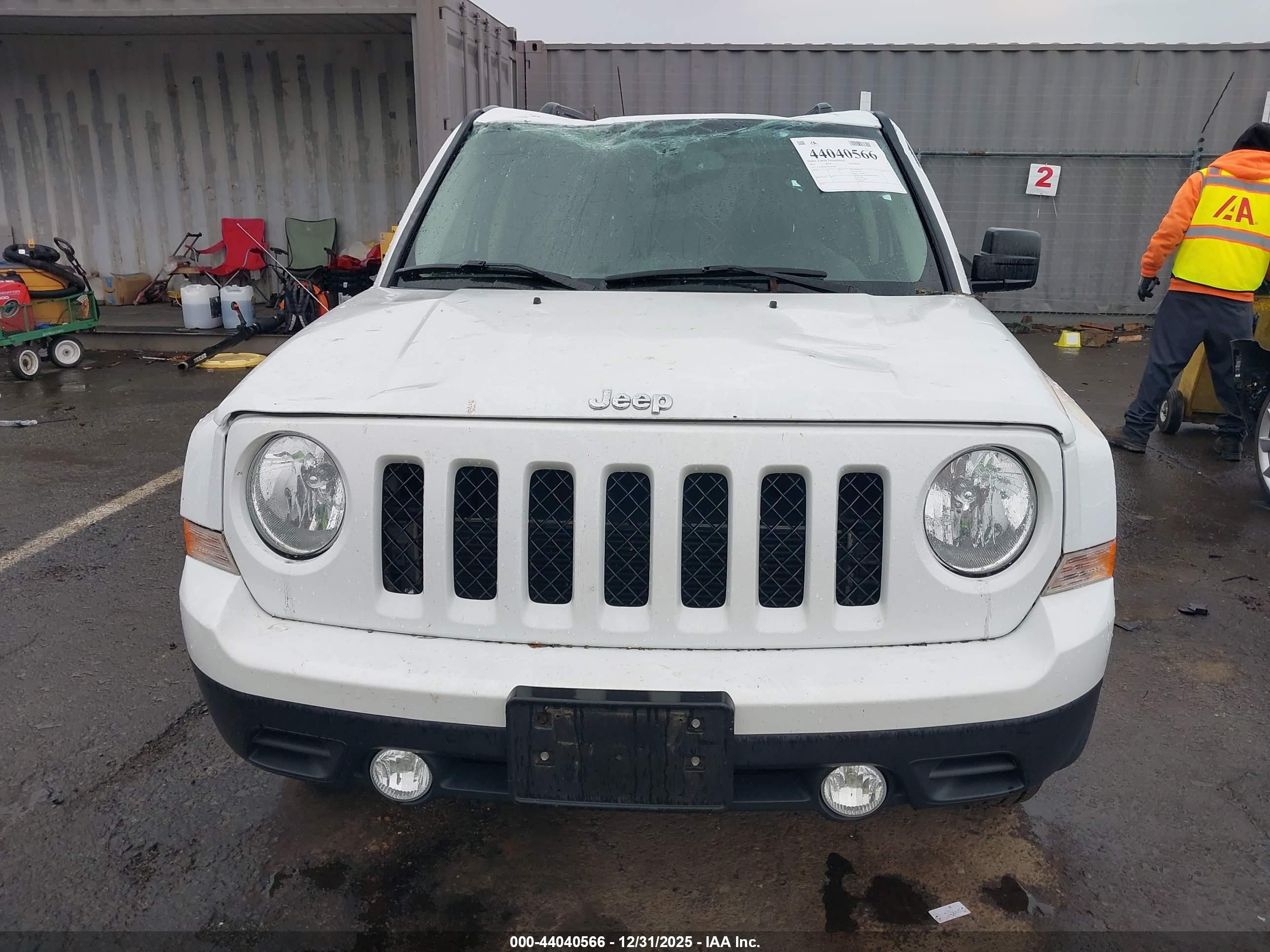 2015 Jeep Patriot Sport White vin: 1C4NJRBB4FD207546