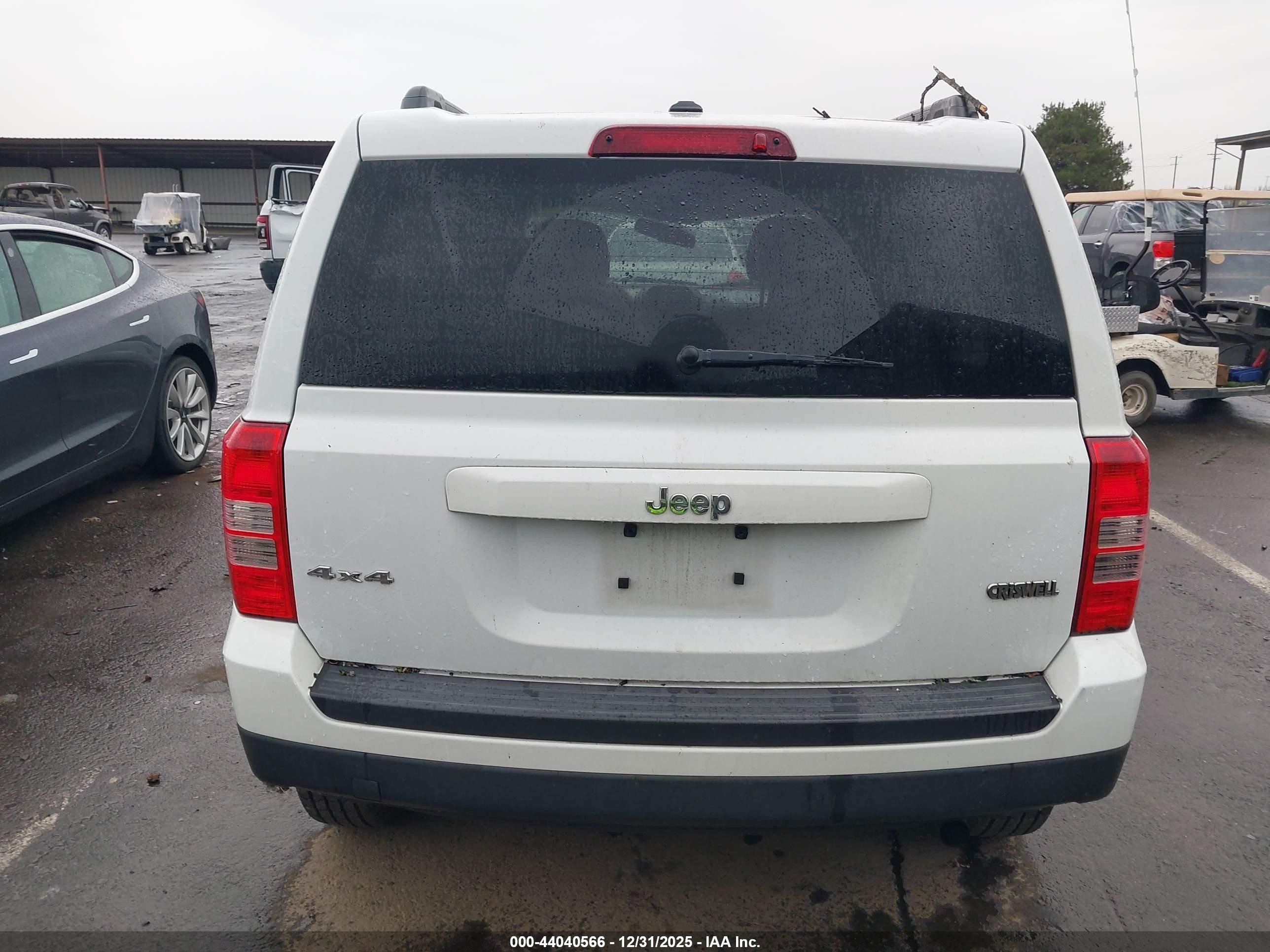 2015 Jeep Patriot Sport White vin: 1C4NJRBB4FD207546