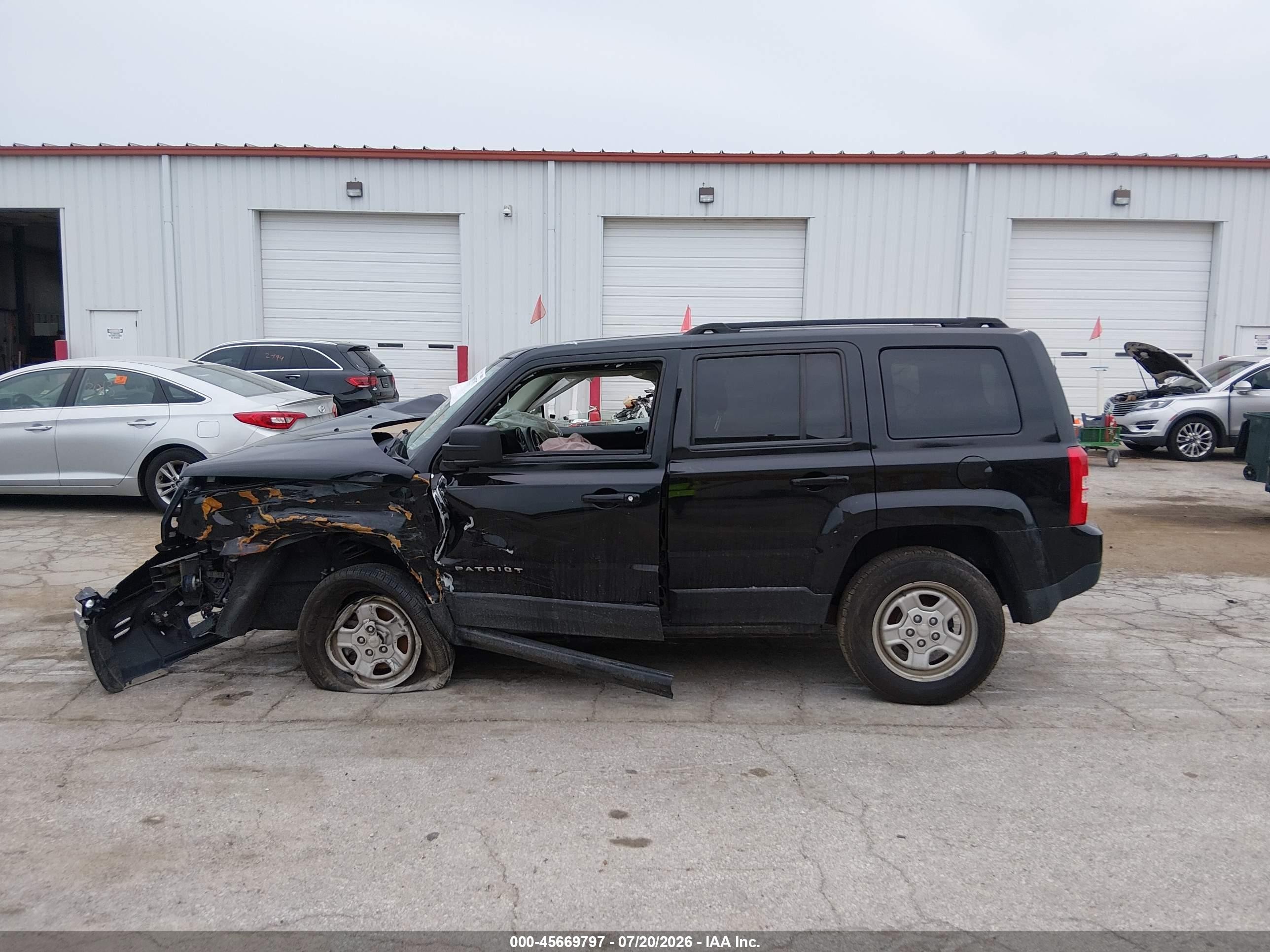 2015 Jeep Patriot Sport Black vin: 1C4NJRBB4FD215467