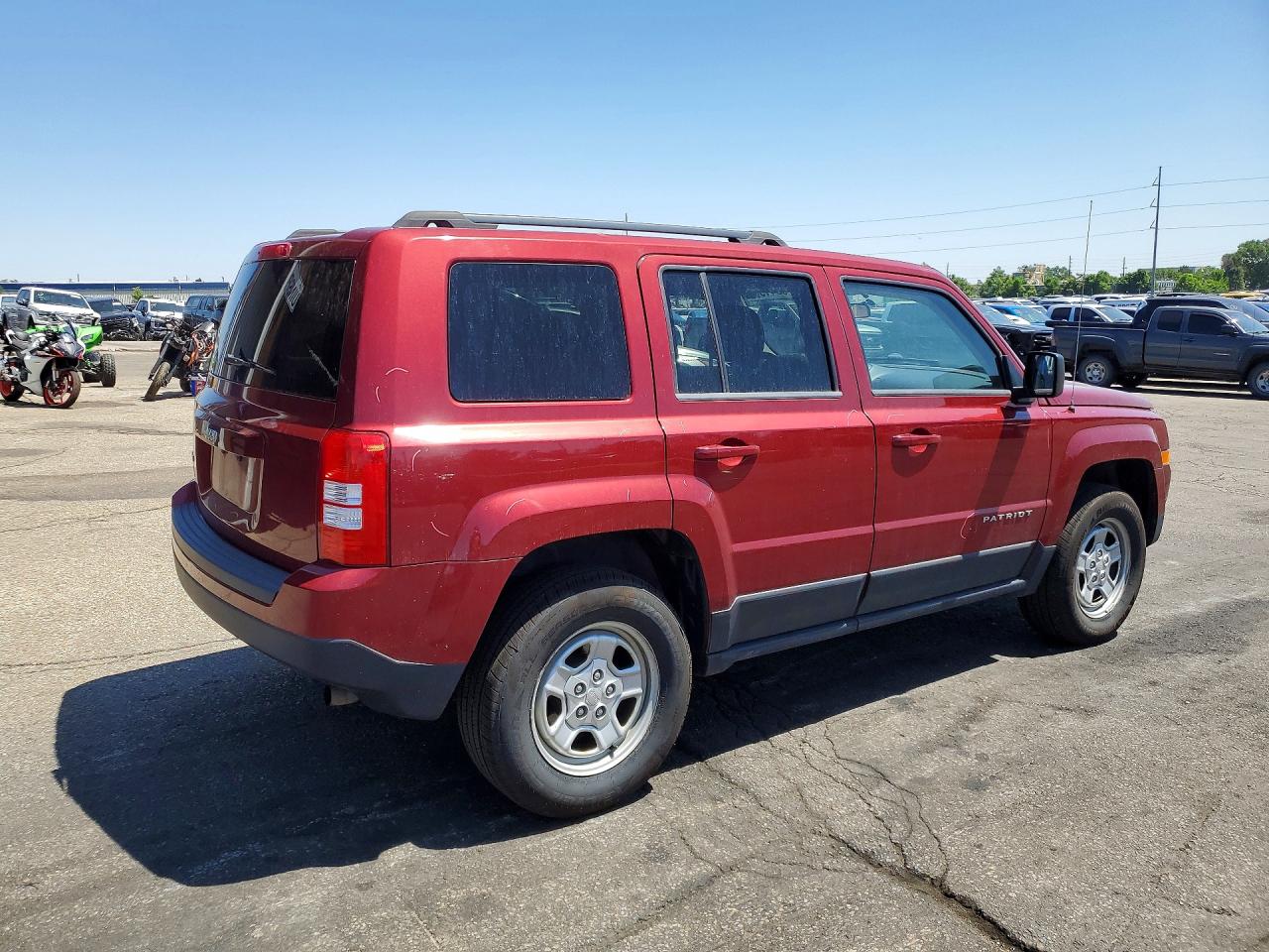2015 Jeep Patriot Sport Burgundy vin: 1C4NJRBB4FD231460
