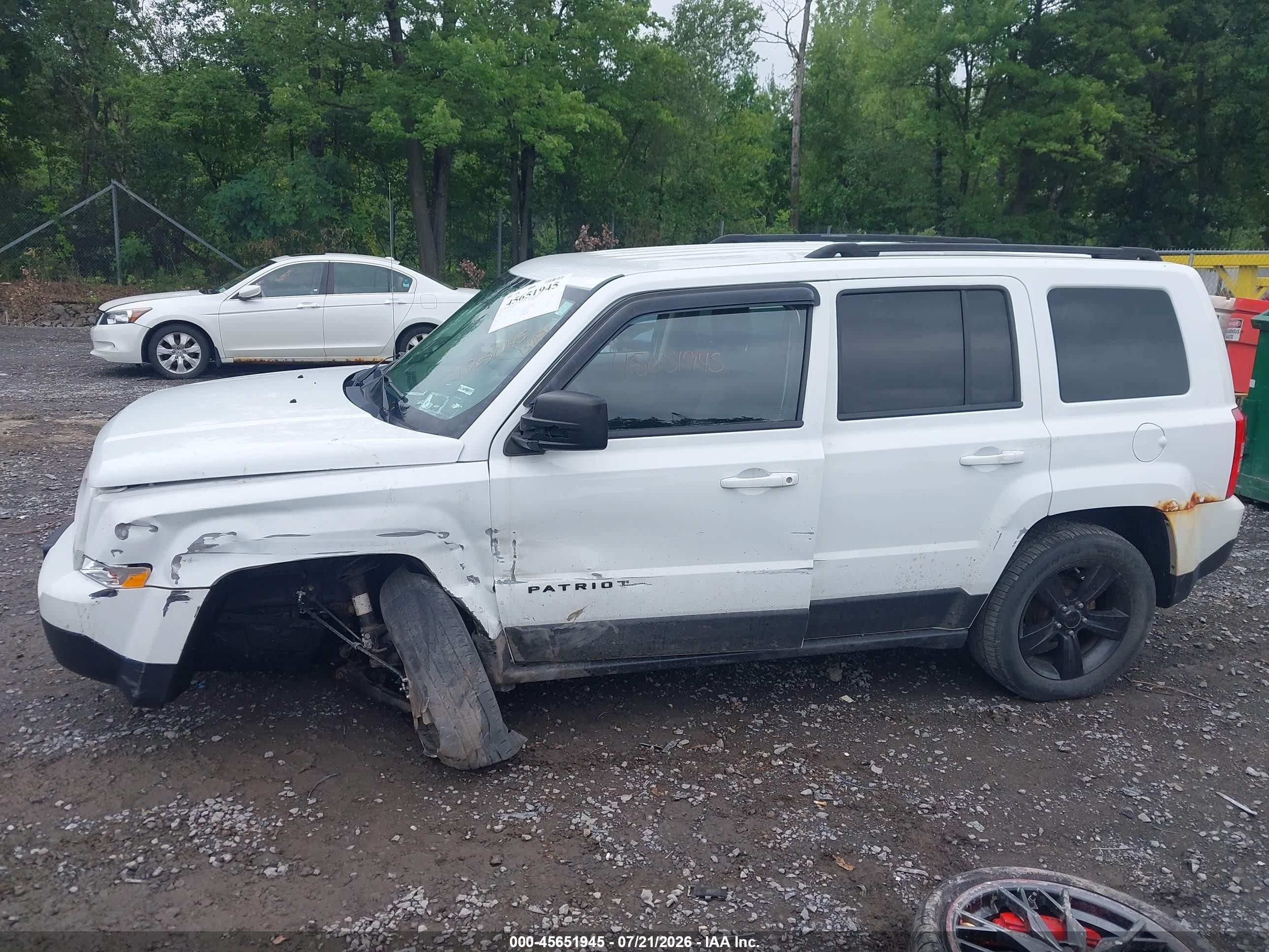2015 Jeep Patriot Altitude Edition White vin: 1C4NJRBB4FD271523