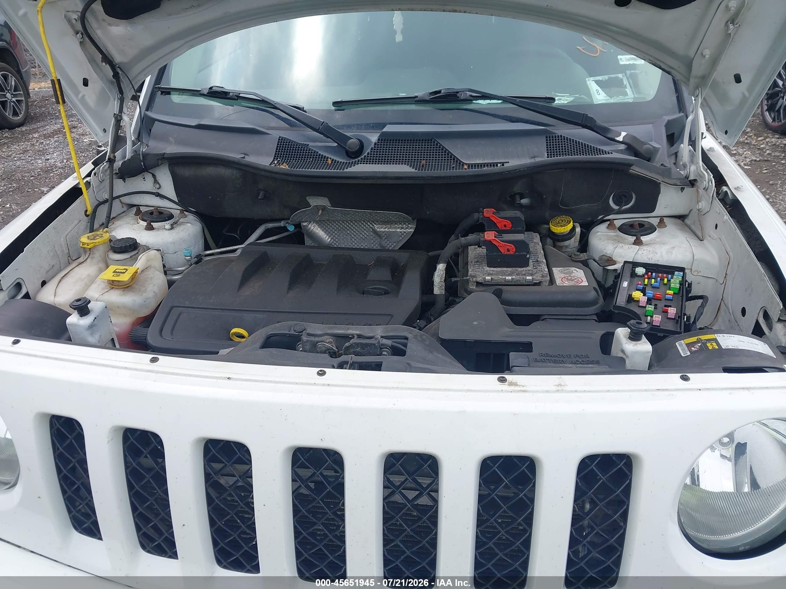 2015 Jeep Patriot Altitude Edition White vin: 1C4NJRBB4FD271523