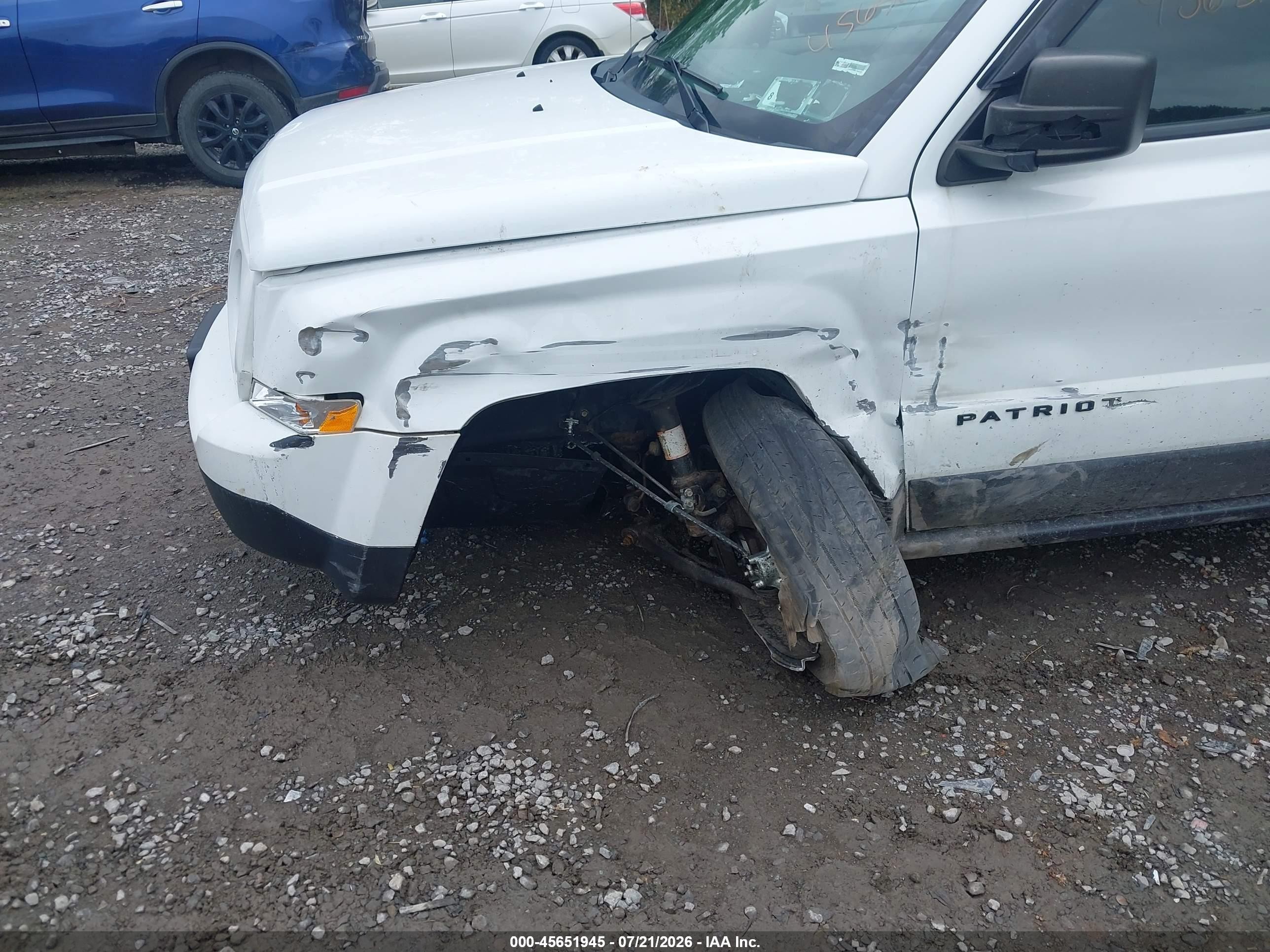 2015 Jeep Patriot Altitude Edition White vin: 1C4NJRBB4FD271523