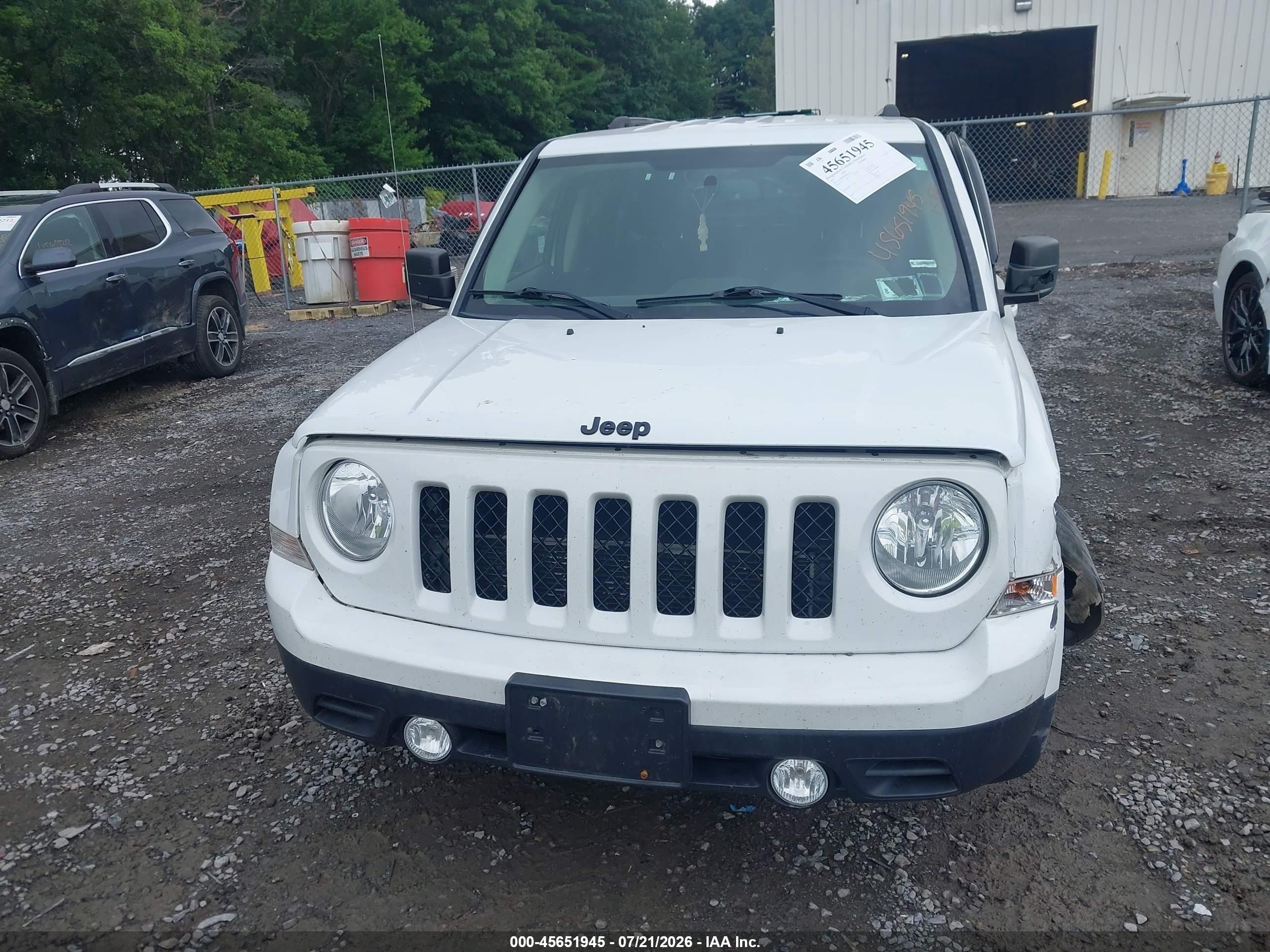 2015 Jeep Patriot Altitude Edition White vin: 1C4NJRBB4FD271523
