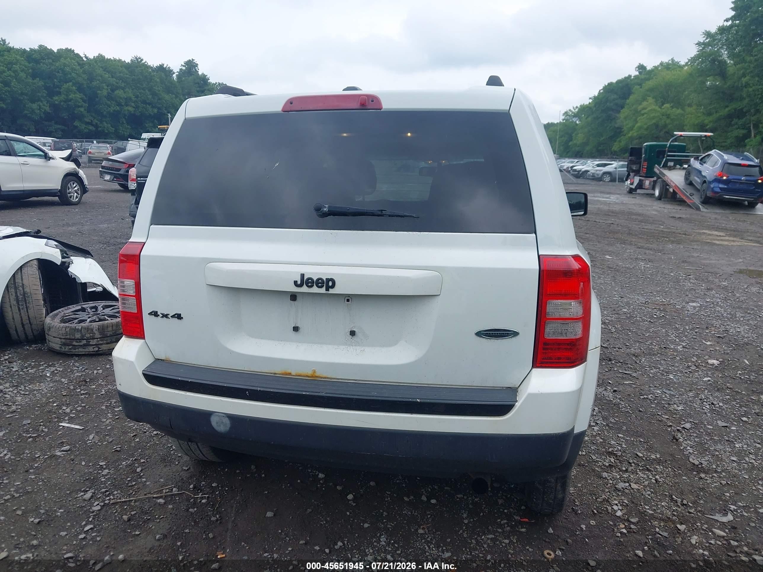 2015 Jeep Patriot Altitude Edition White vin: 1C4NJRBB4FD271523