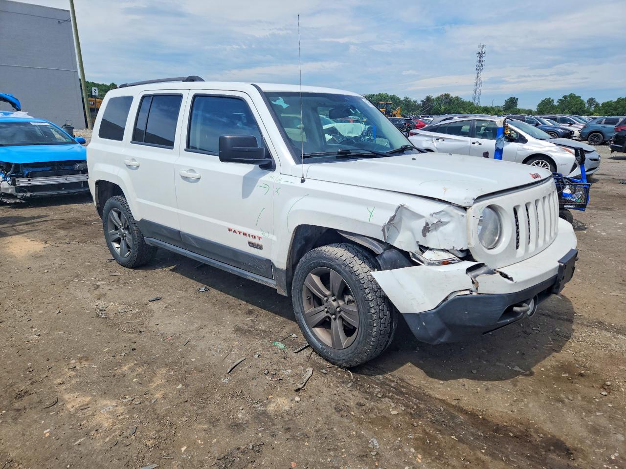 2017 Jeep Patriot Sport White vin: 1C4NJRBB4HD190430