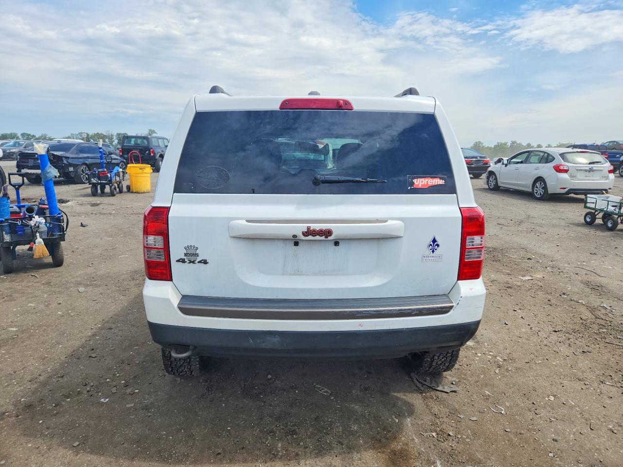 2017 Jeep Patriot Sport White vin: 1C4NJRBB4HD190430