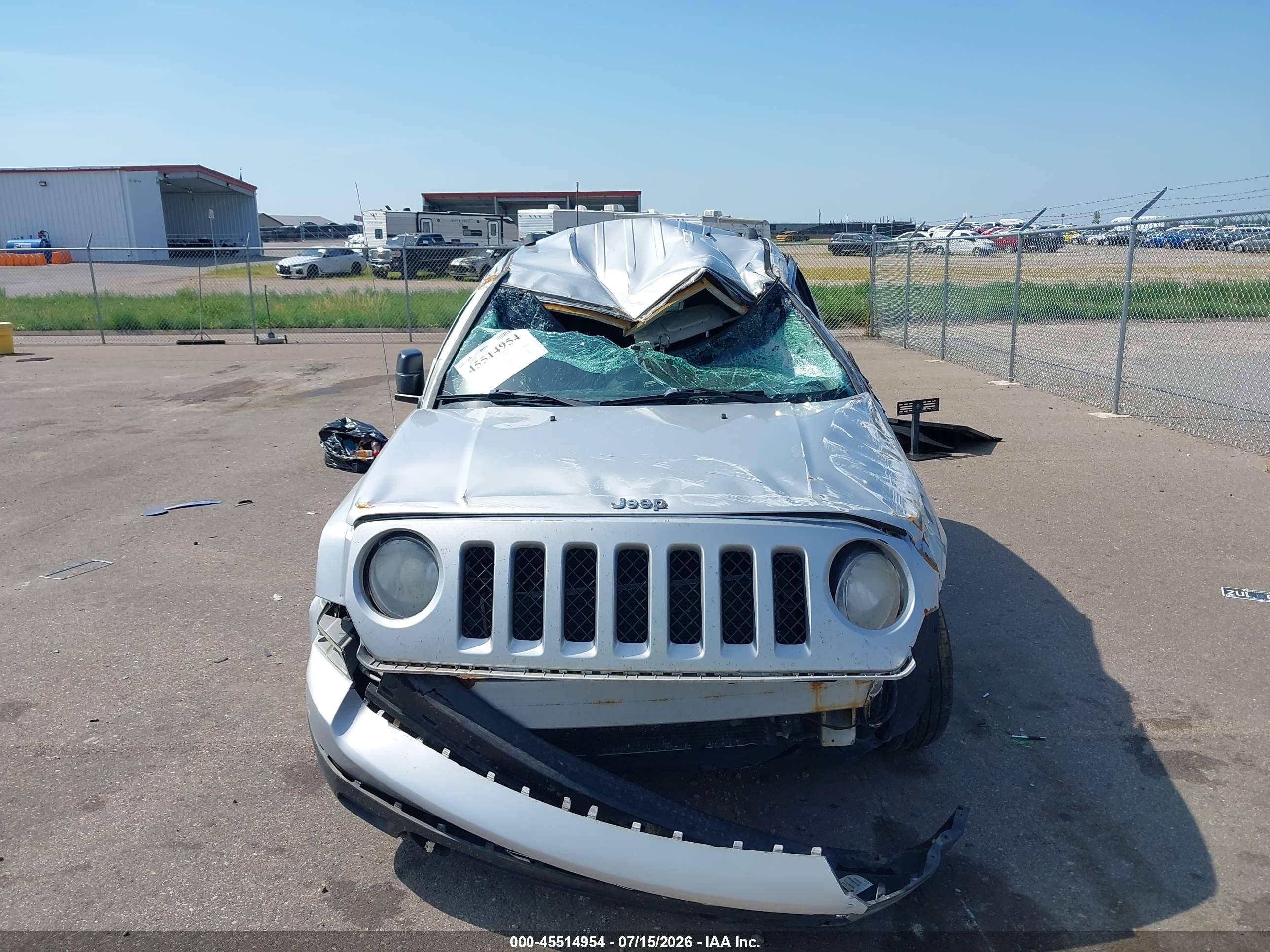 2012 Jeep Patriot Sport Silver vin: 1C4NJRBB5CD610835
