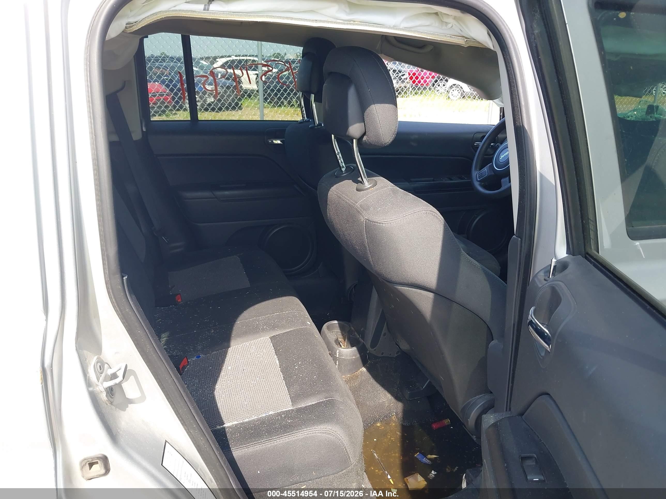 2012 Jeep Patriot Sport Silver vin: 1C4NJRBB5CD610835