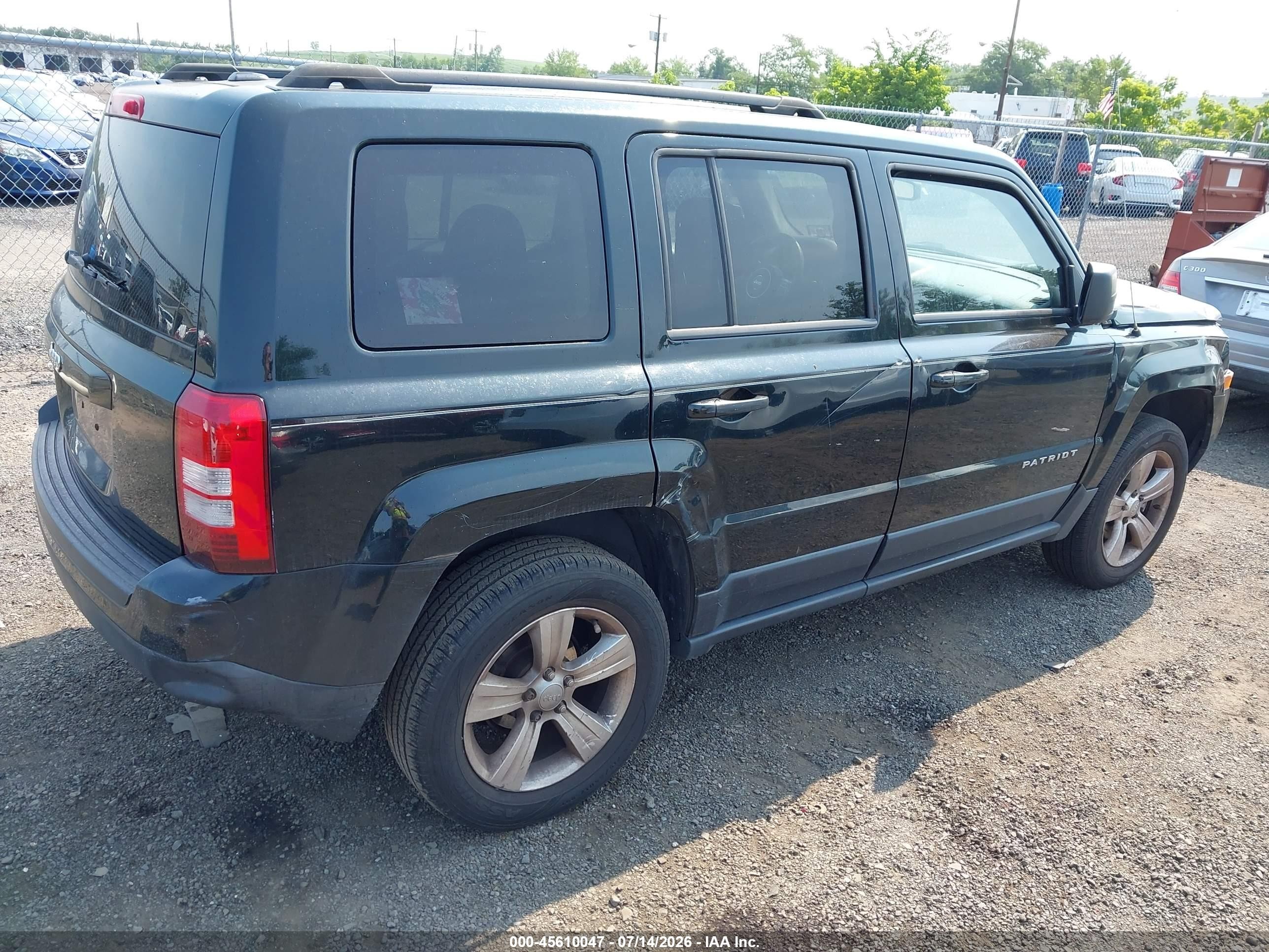 2013 Jeep Patriot Sport Black vin: 1C4NJRBB5DD186266