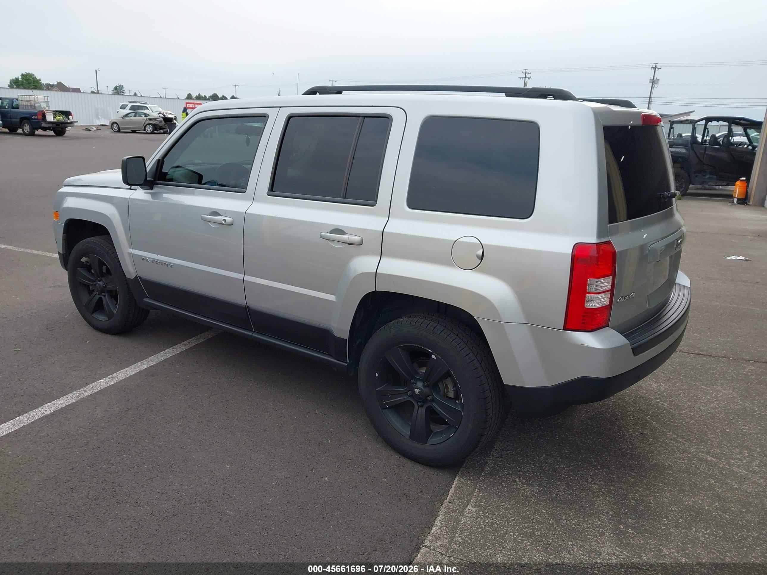 2013 Jeep Patriot Sport Silver vin: 1C4NJRBB5DD228600
