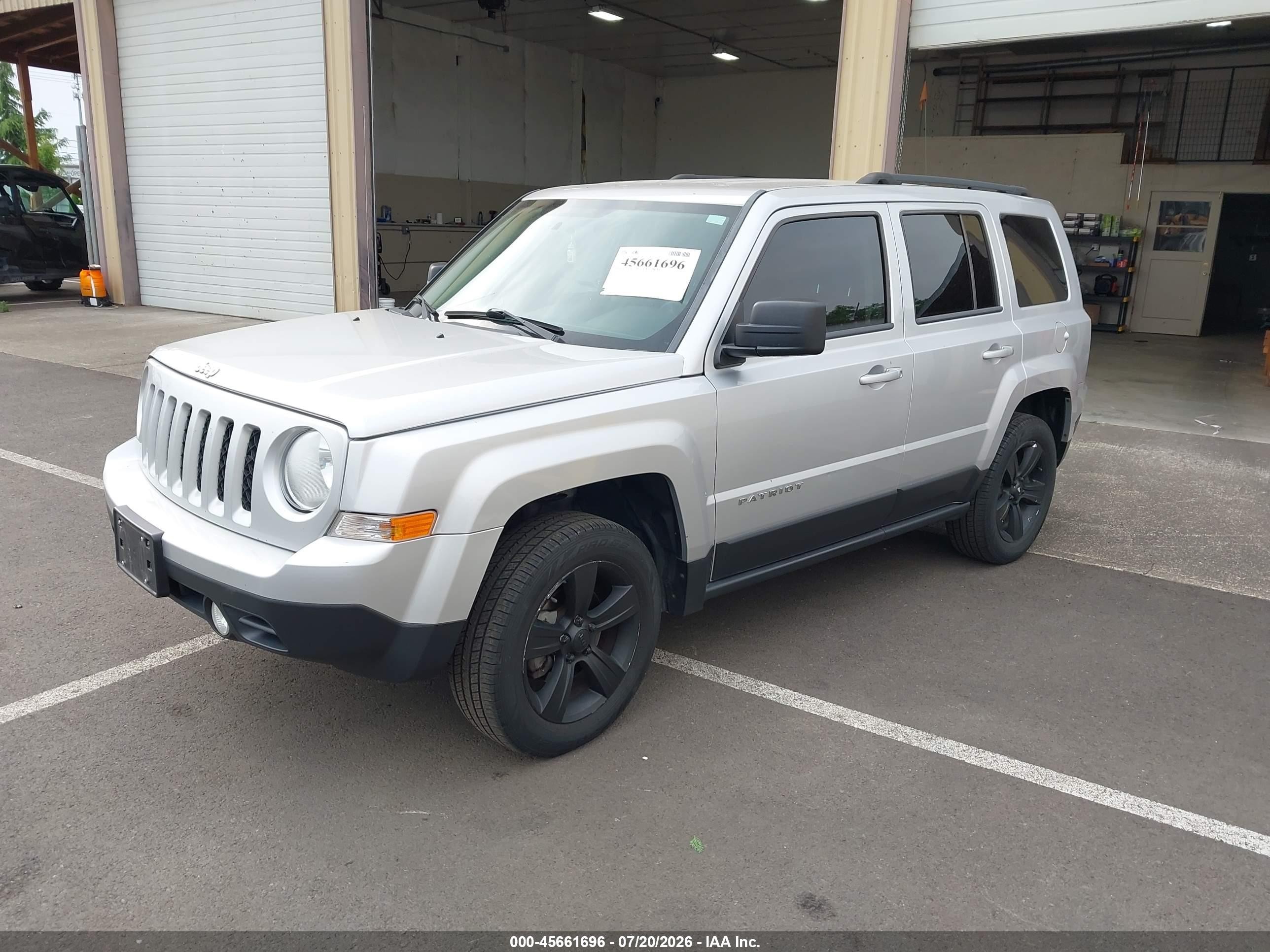 2013 Jeep Patriot Sport Silver vin: 1C4NJRBB5DD228600
