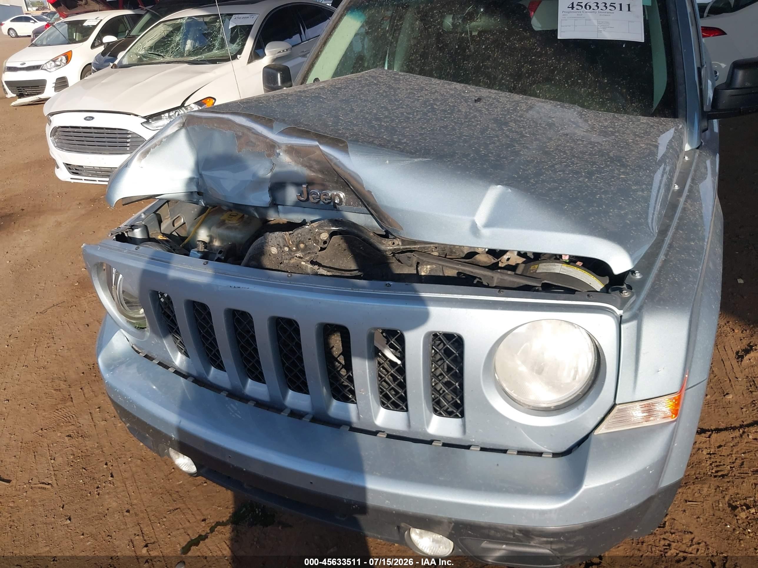 2013 Jeep Patriot Sport Light Blue vin: 1C4NJRBB5DD263587