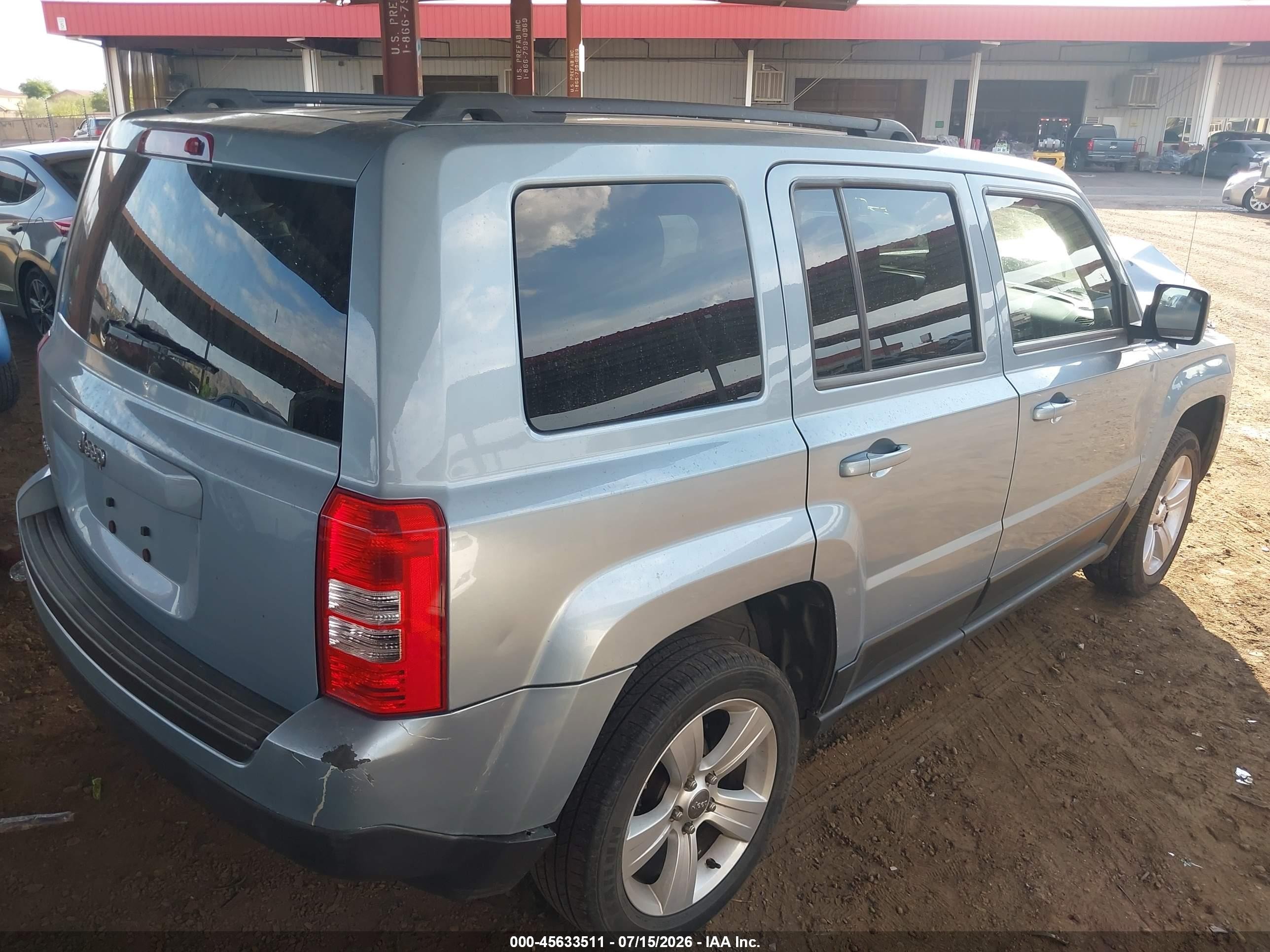 2013 Jeep Patriot Sport Light Blue vin: 1C4NJRBB5DD263587