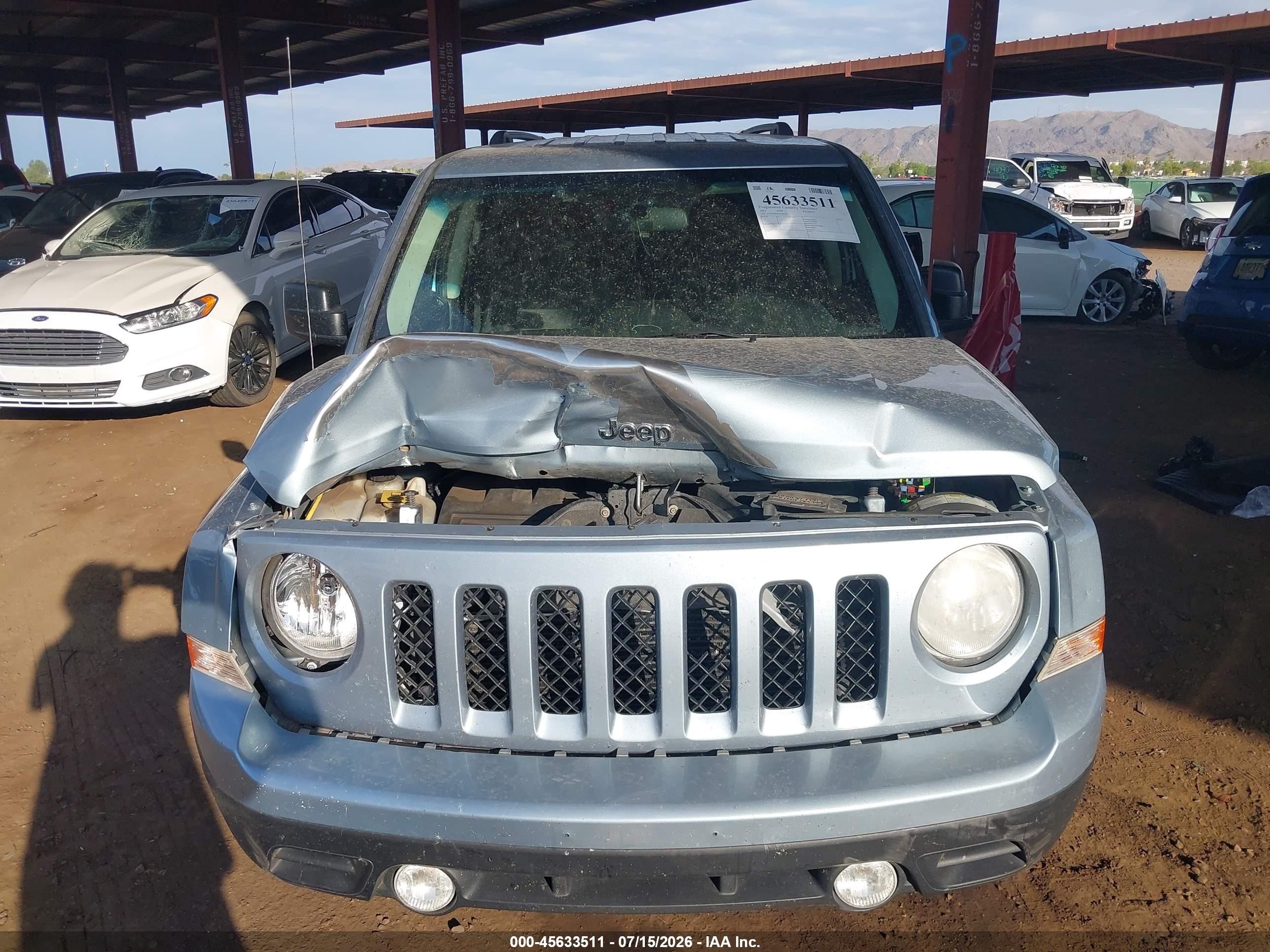 2013 Jeep Patriot Sport Light Blue vin: 1C4NJRBB5DD263587