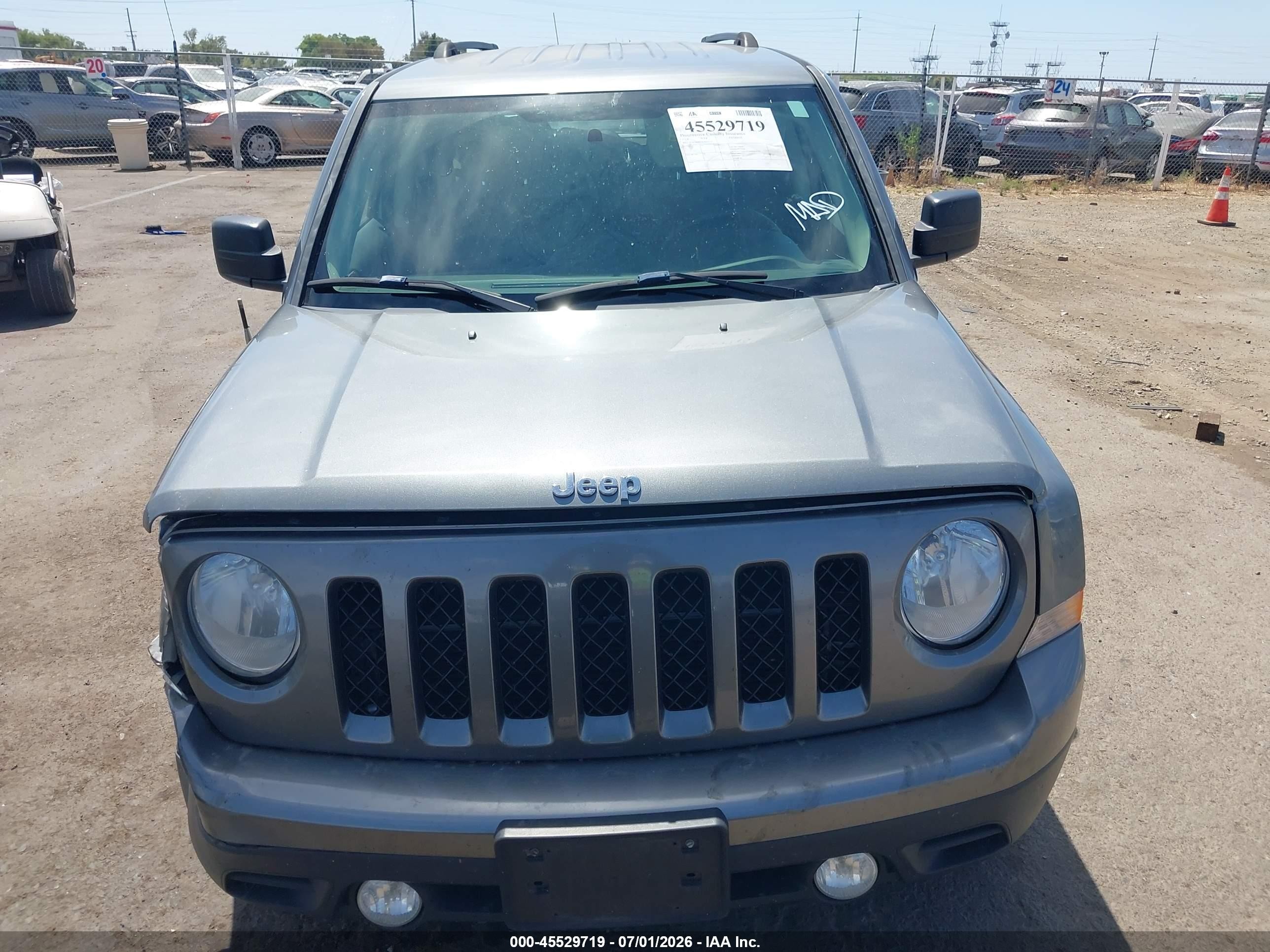 2014 Jeep Patriot Sport Gray vin: 1C4NJRBB5ED601054