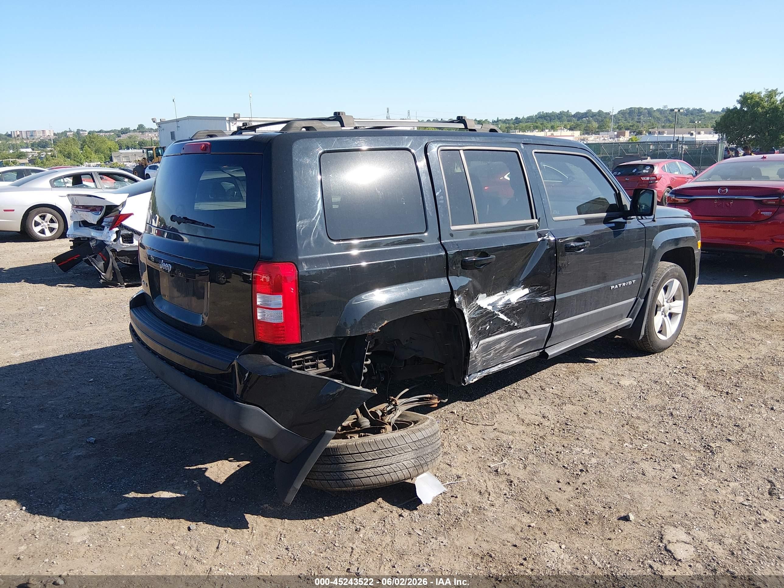 2015 Jeep Patriot Sport Black vin: 1C4NJRBB5FD290694