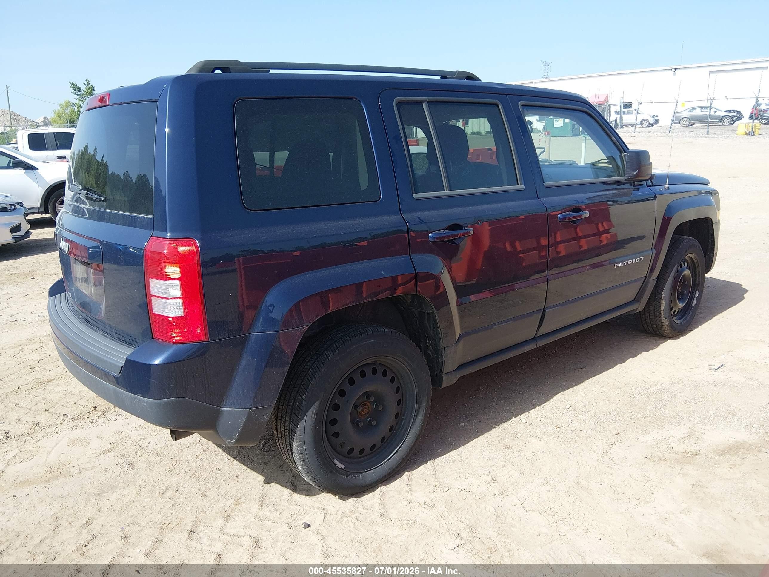 2015 Jeep Patriot Sport Blue vin: 1C4NJRBB5FD366768
