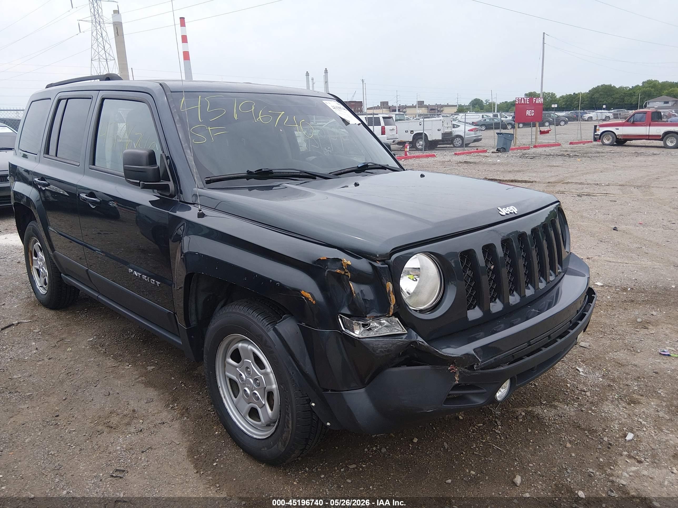 2015 Jeep Patriot Sport Gray vin: 1C4NJRBB5FD411918