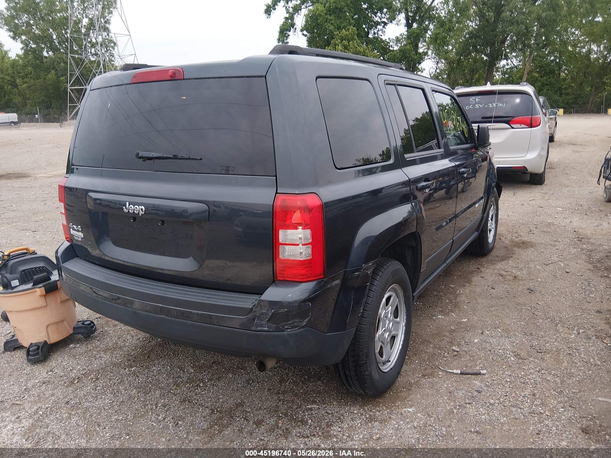 2015 Jeep Patriot Sport Gray vin: 1C4NJRBB5FD411918