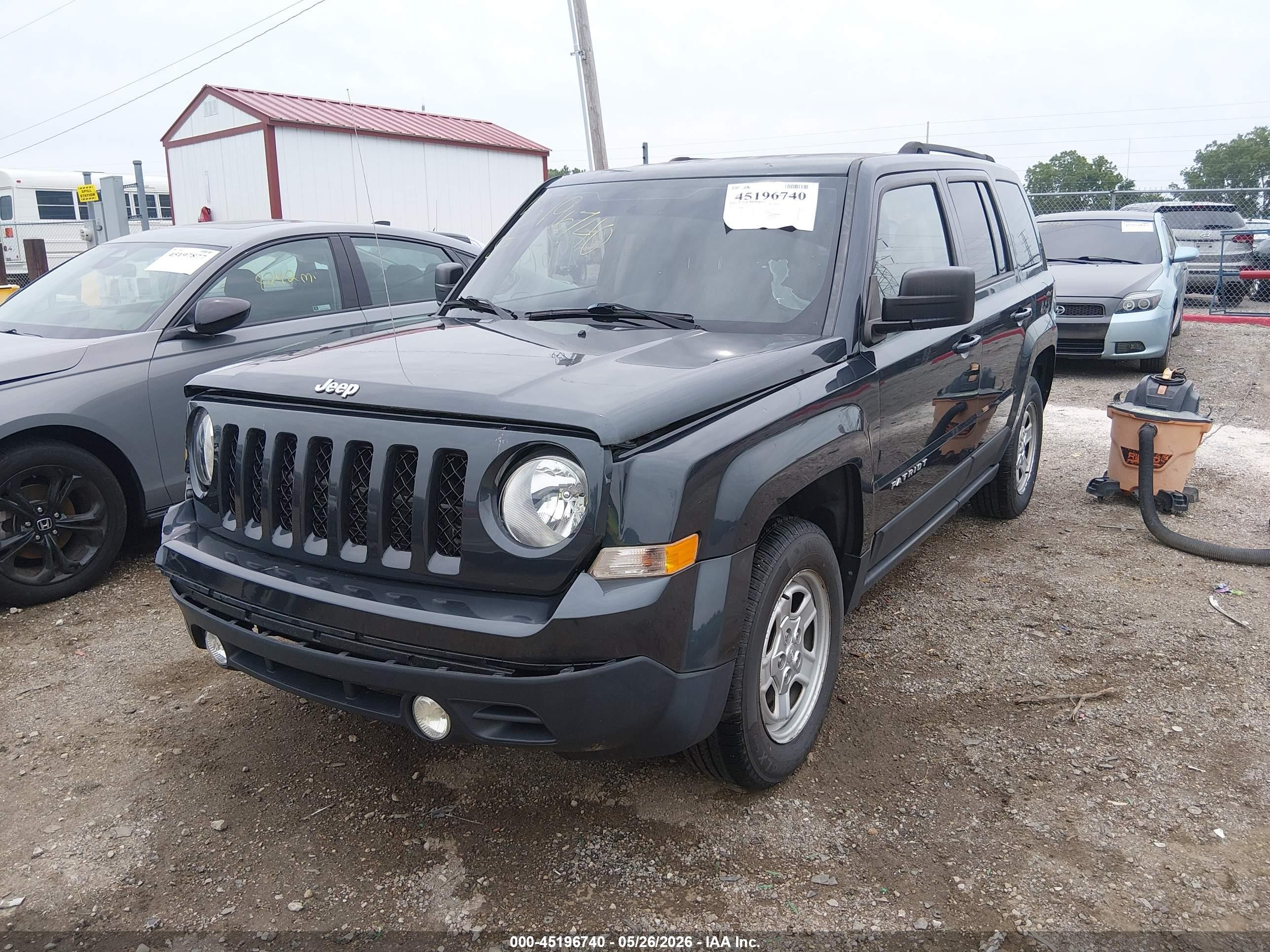 2015 Jeep Patriot Sport Gray vin: 1C4NJRBB5FD411918