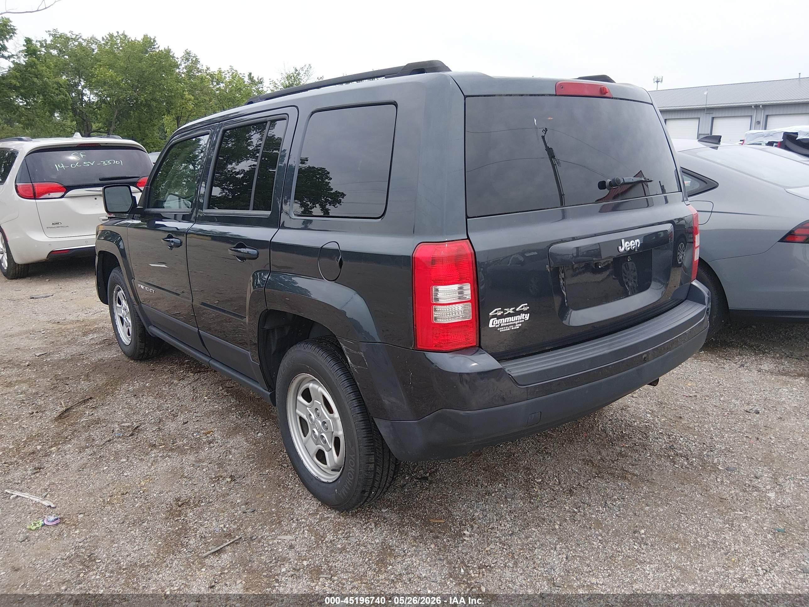 2015 Jeep Patriot Sport Gray vin: 1C4NJRBB5FD411918