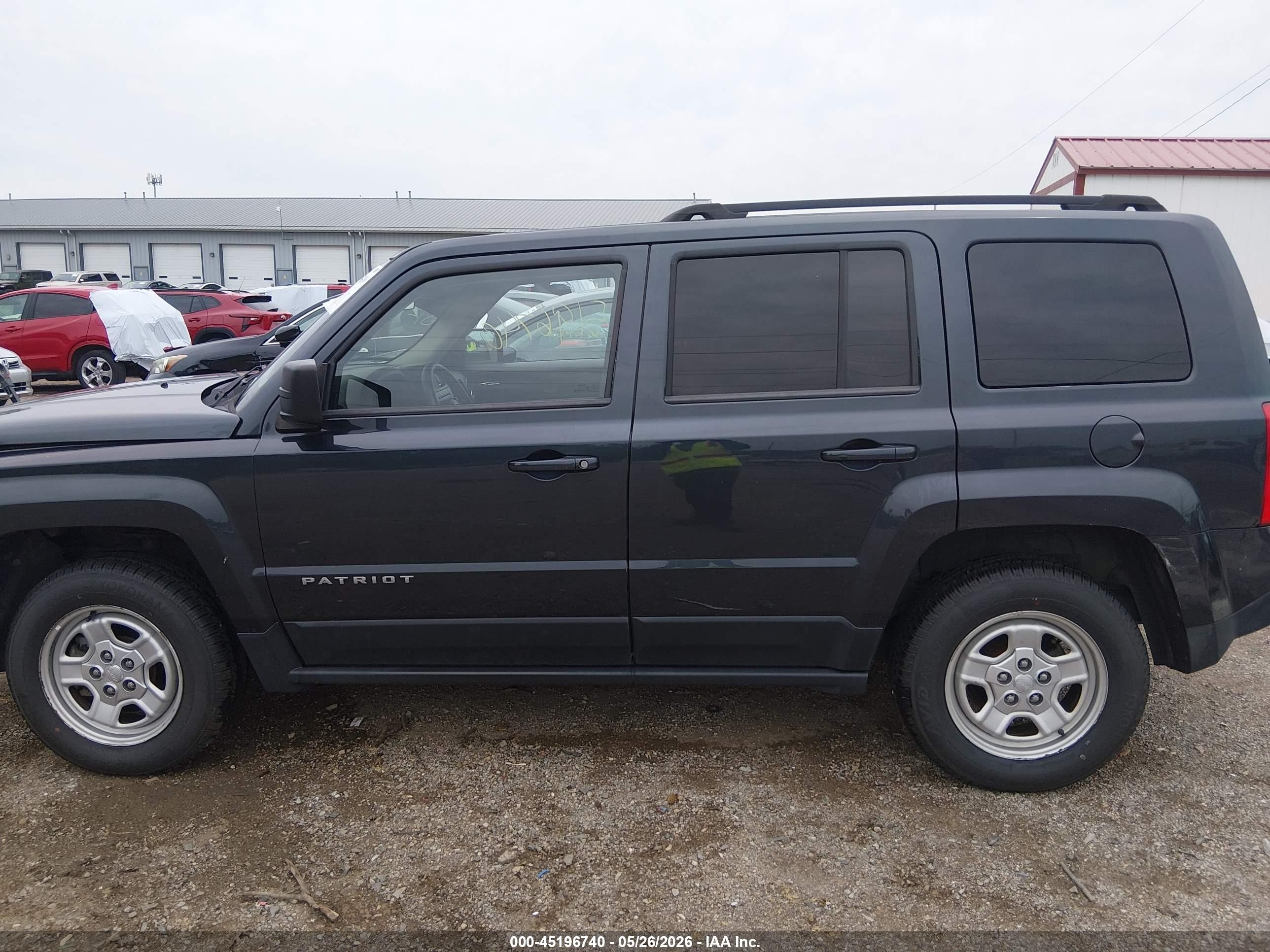 2015 Jeep Patriot Sport Gray vin: 1C4NJRBB5FD411918