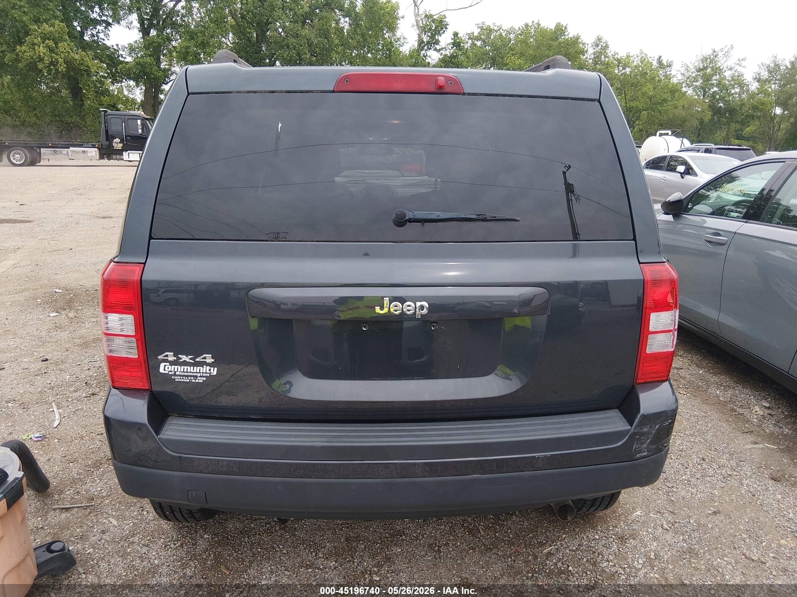 2015 Jeep Patriot Sport Gray vin: 1C4NJRBB5FD411918