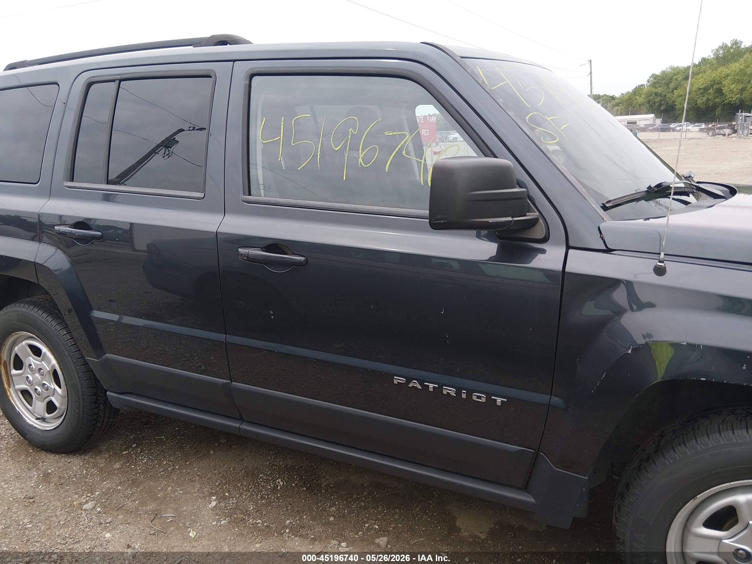 2015 Jeep Patriot Sport Gray vin: 1C4NJRBB5FD411918