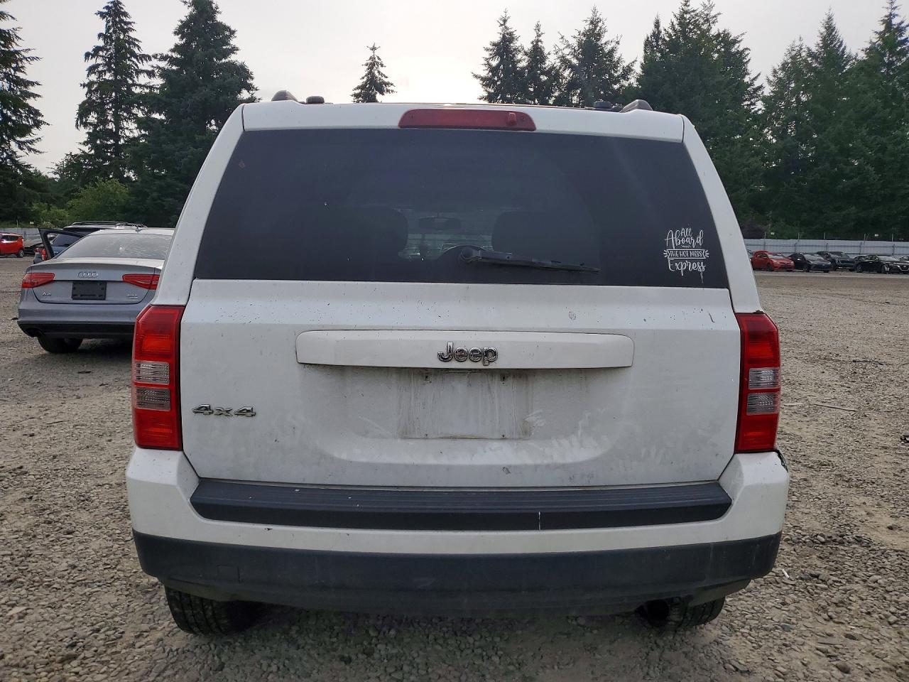 2015 Jeep Patriot Sport White vin: 1C4NJRBB5FD412437