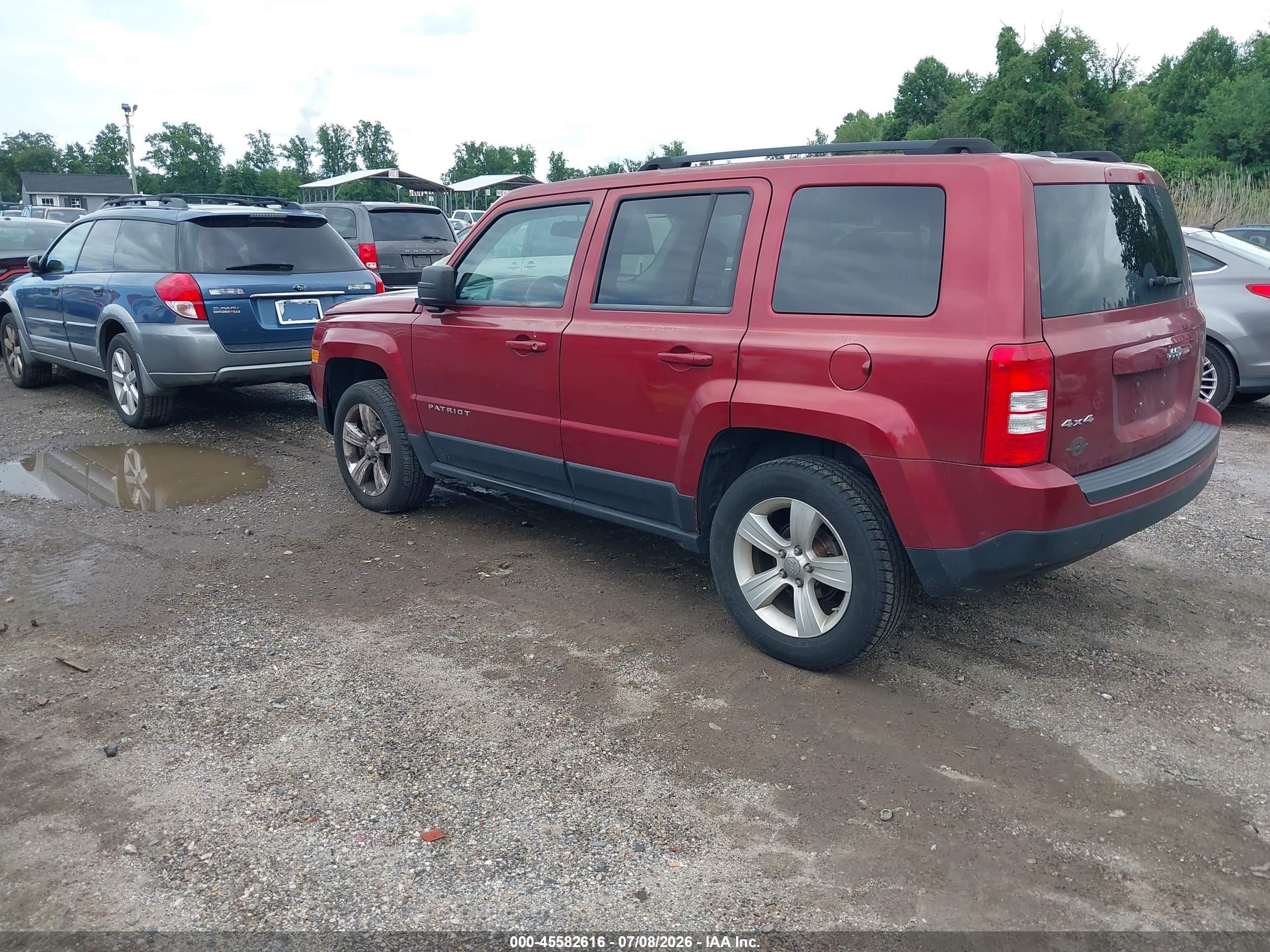2012 Jeep Patriot Sport Red vin: 1C4NJRBB6CD524840