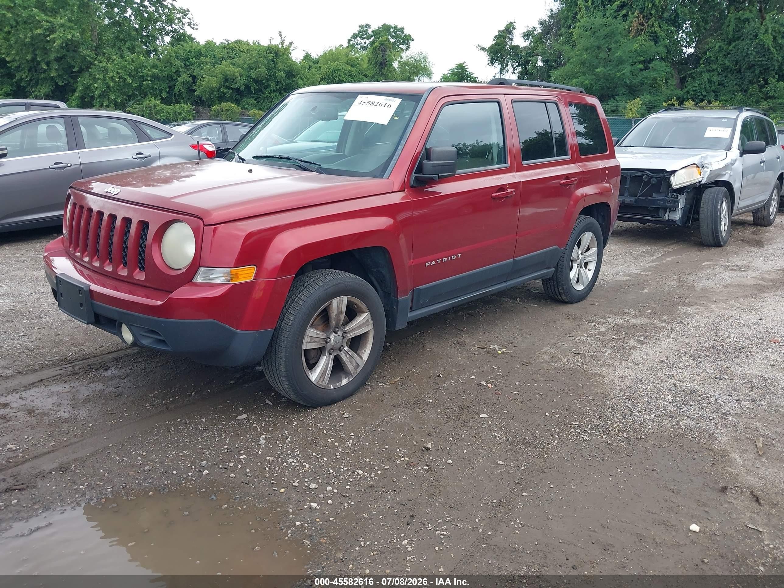 2012 Jeep Patriot Sport Red vin: 1C4NJRBB6CD524840