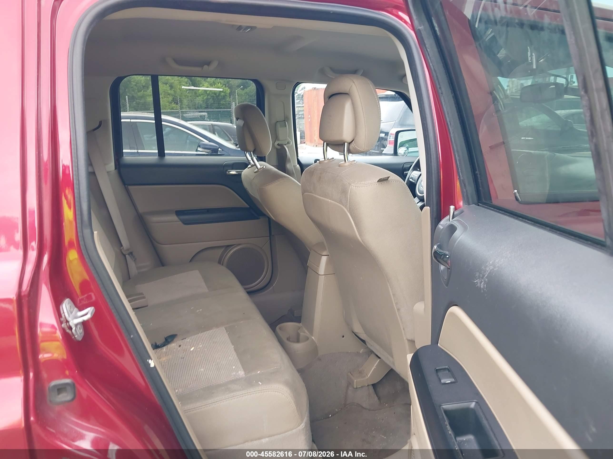 2012 Jeep Patriot Sport Red vin: 1C4NJRBB6CD524840