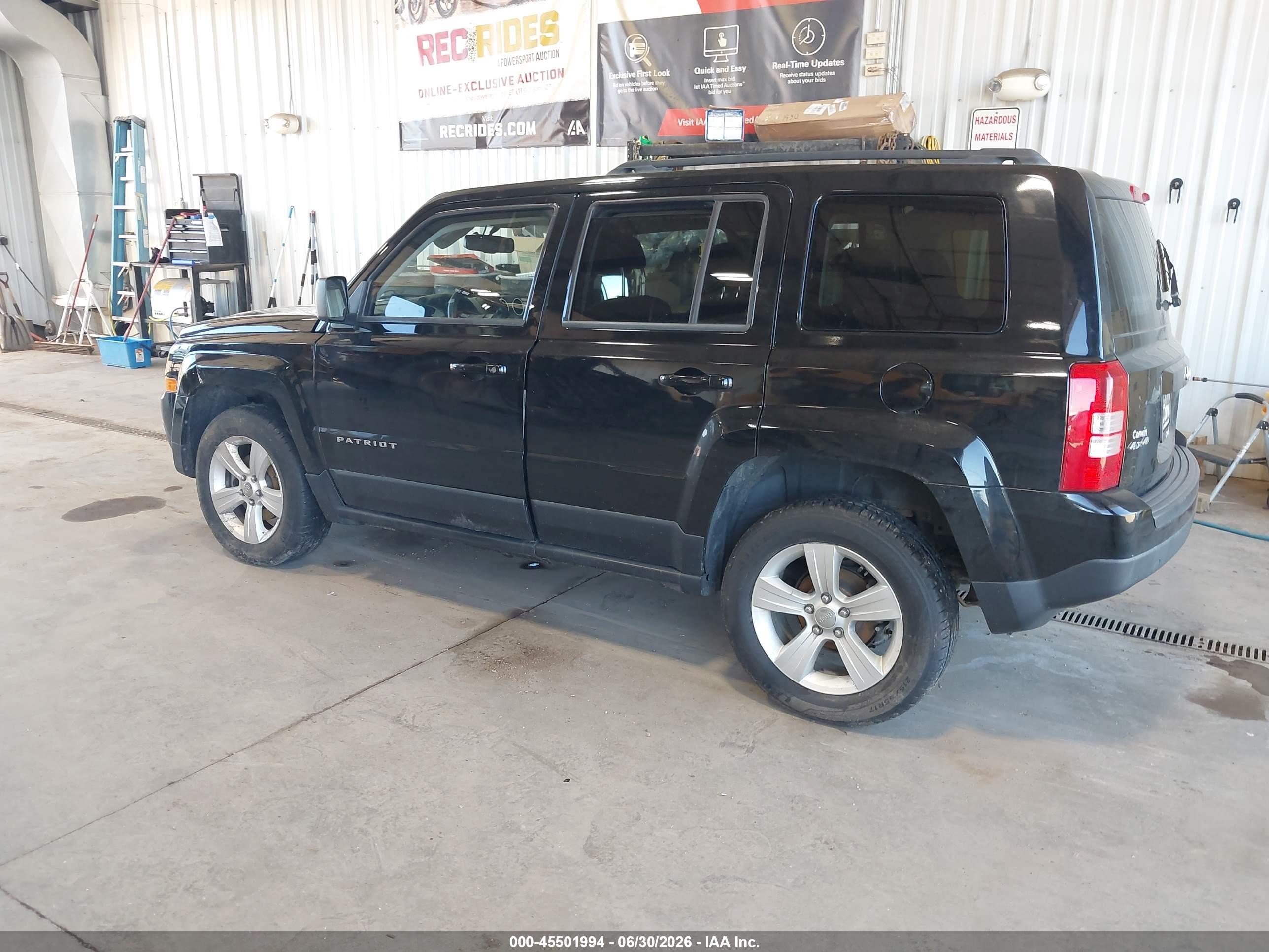 2012 Jeep Patriot Sport Black vin: 1C4NJRBB6CD623965