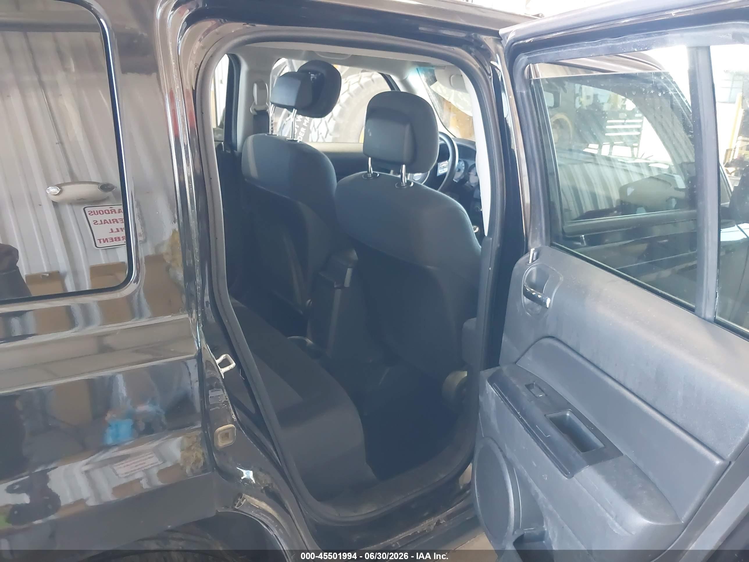 2012 Jeep Patriot Sport Black vin: 1C4NJRBB6CD623965