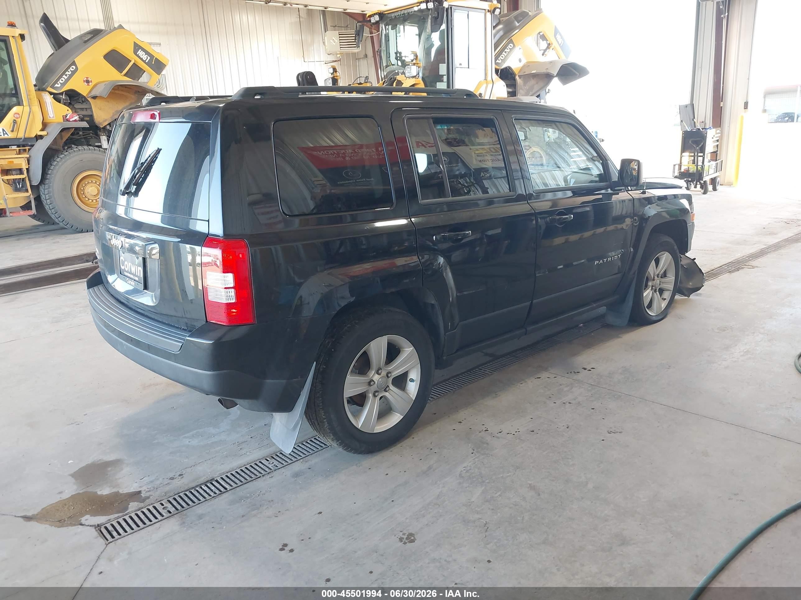 2012 Jeep Patriot Sport Black vin: 1C4NJRBB6CD623965