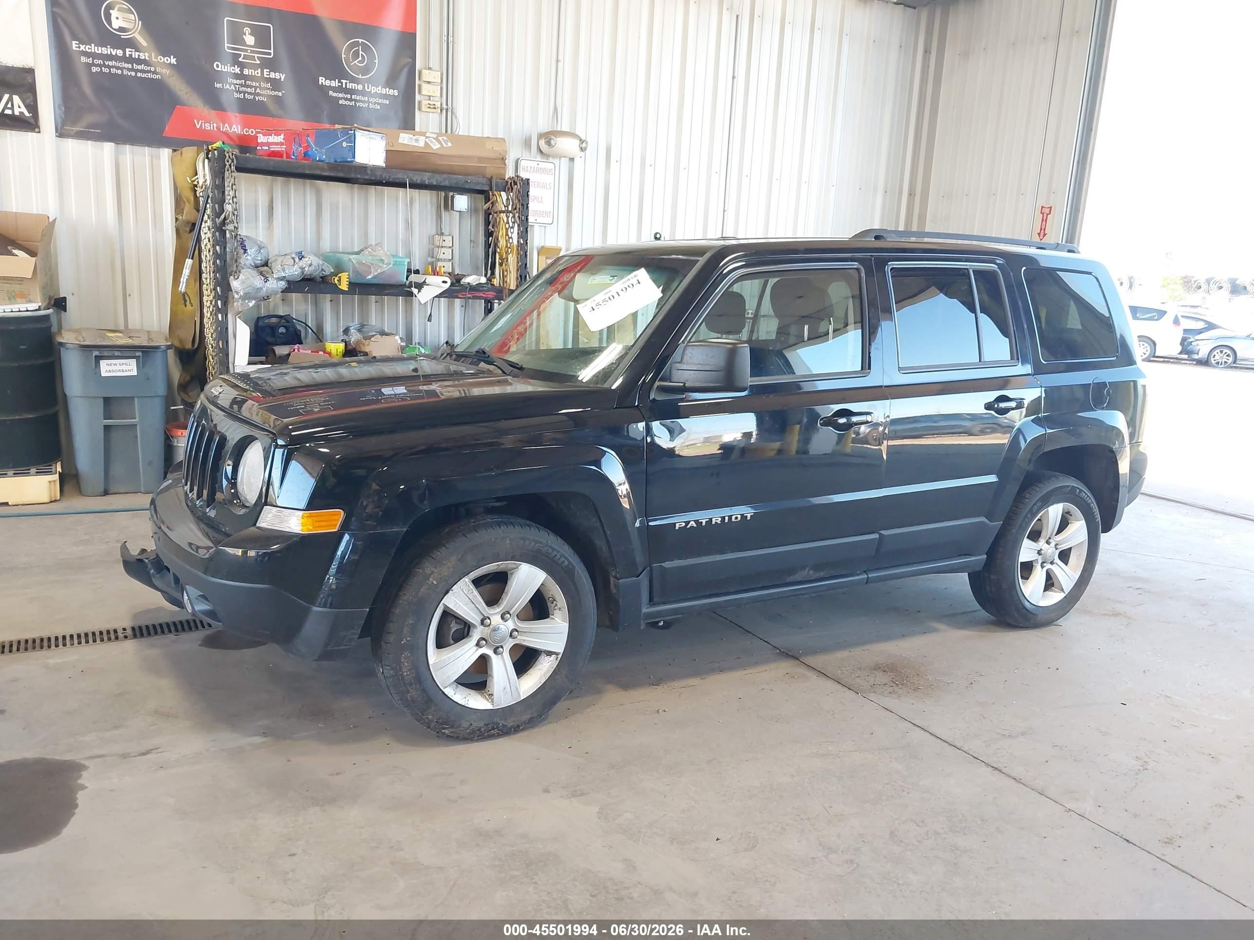 2012 Jeep Patriot Sport Black vin: 1C4NJRBB6CD623965