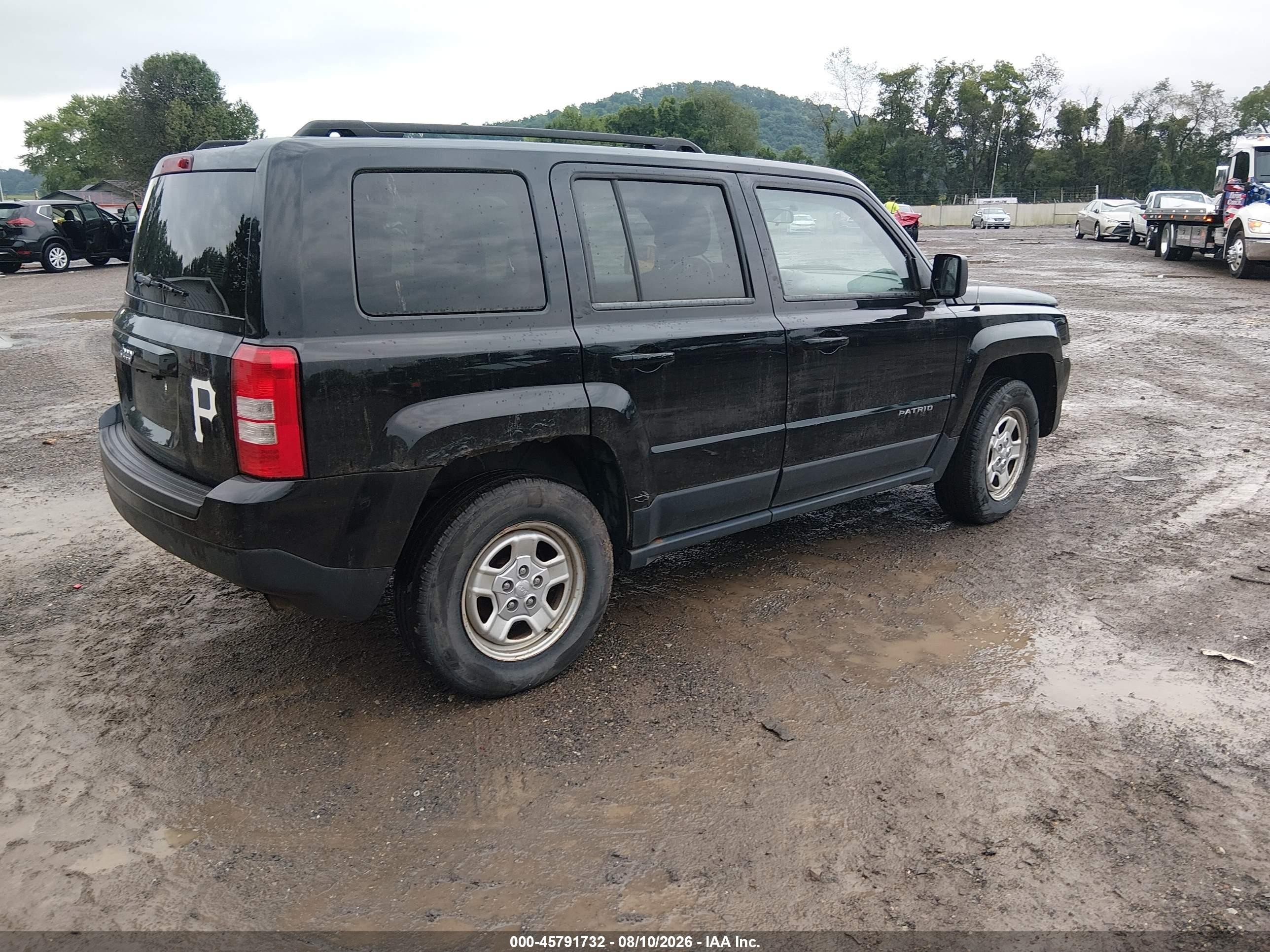 2013 Jeep Patriot Sport Black vin: 1C4NJRBB6DD274579
