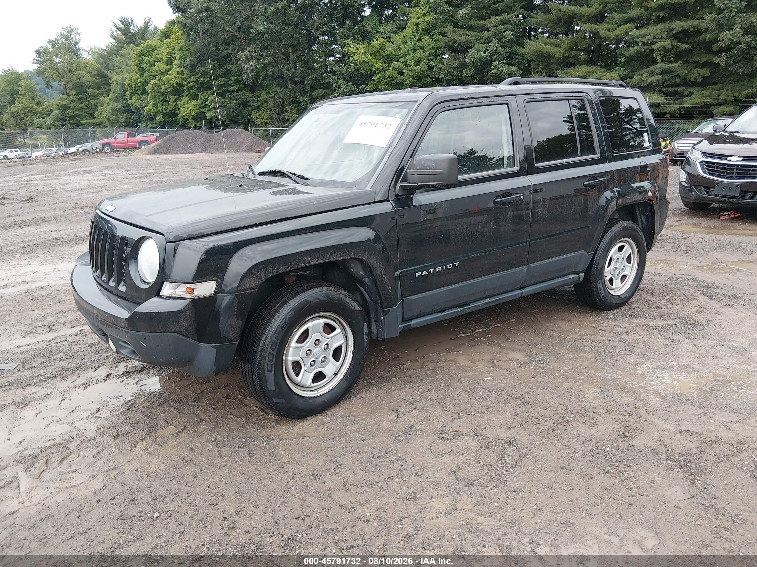 2013 Jeep Patriot Sport Black vin: 1C4NJRBB6DD274579