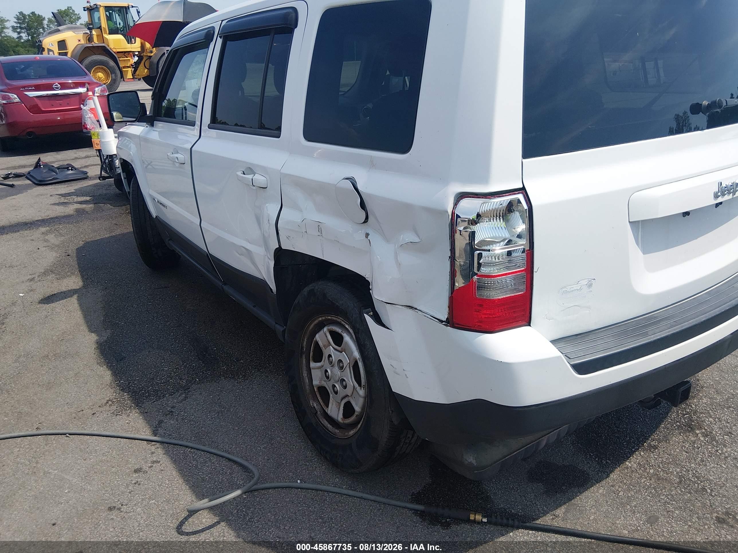2013 Jeep Patriot Sport Белый vin: 1C4NJRBB6DD280737